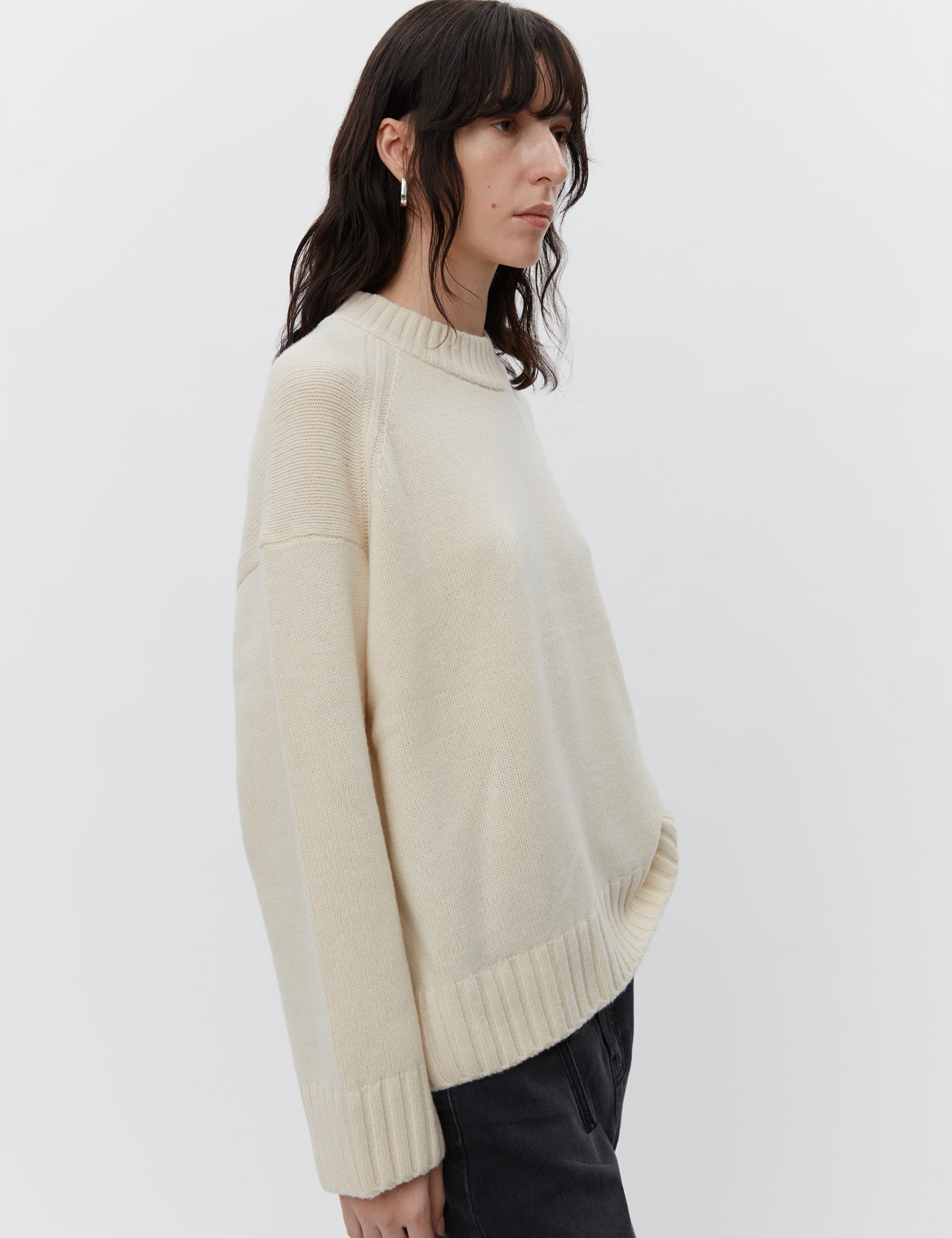 DAY Birger ét Mikkelsen Glen - Soft Lamb Pullover 500071 CREME MELANGE