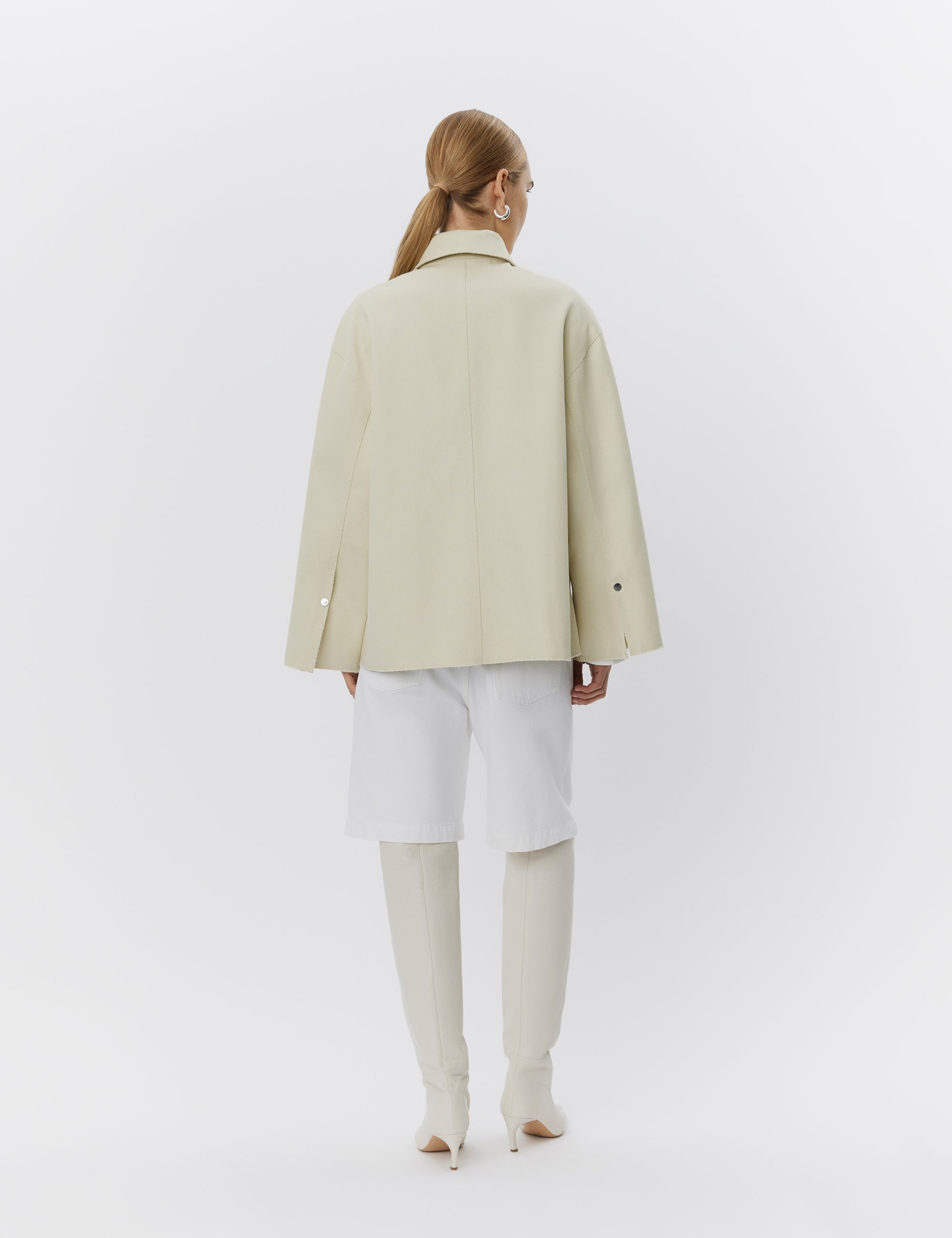 DAY Birger ét Mikkelsen Harry - Bonded Canvas Twill Coats & Jackets 120110 PISTACHIO SHELL.