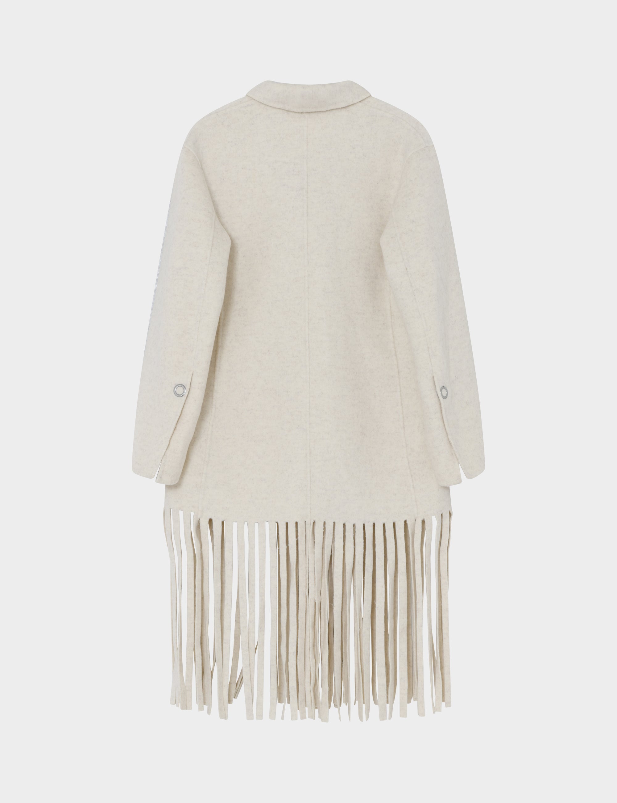 DAY Birger ét Mikkelsen Iris Fringes - Double Faced Wool Jacket 500174 JETSTREAM MELANGE