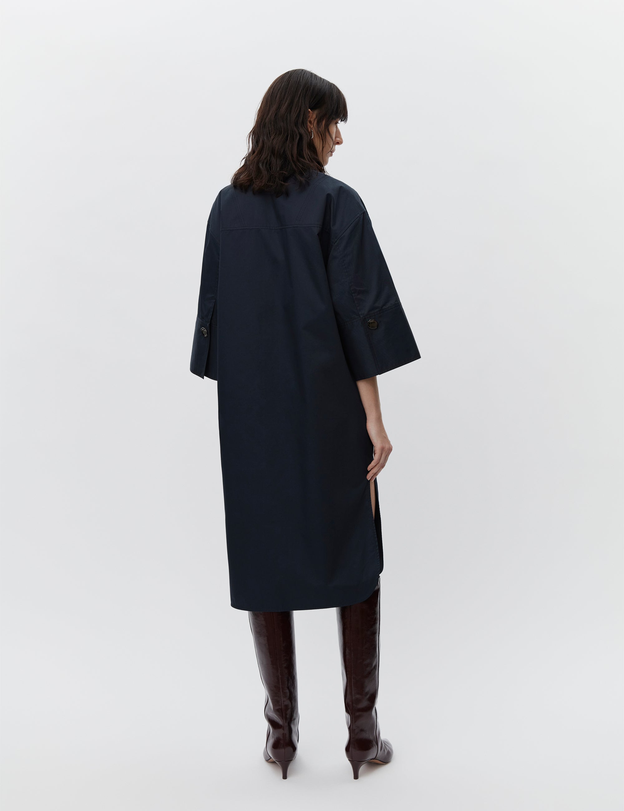 DAY Birger ét Mikkelsen Jackie - Cotton Twill Dress 194020 Dark Sapphire