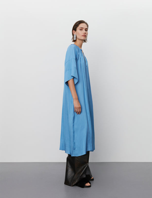 DAY Birger ét Mikkelsen Jaden - Modern Drape RD Dress 174030 SILVER LAKE BLUE