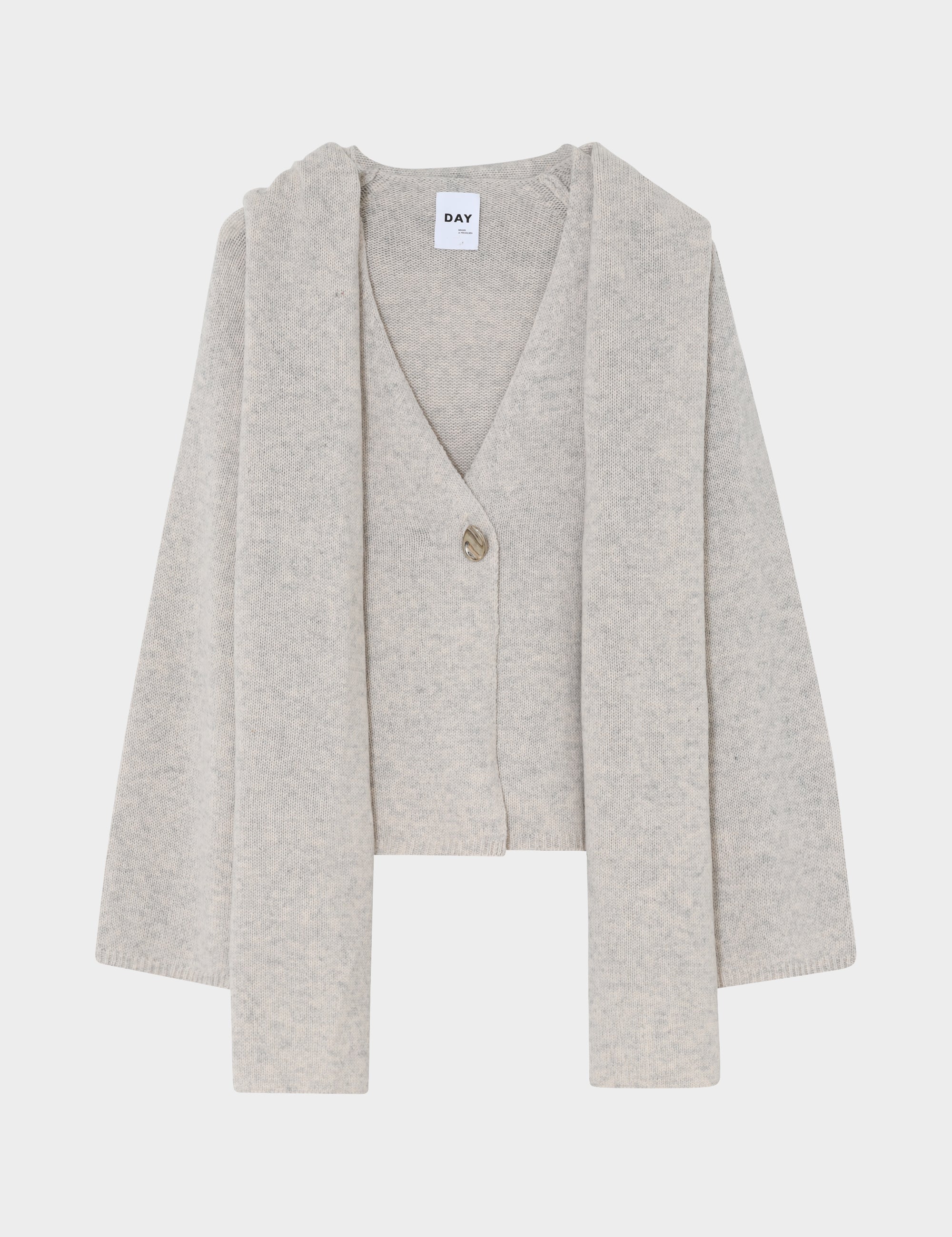 Javier - Soft Lamb - Cardigan - Jet Stream