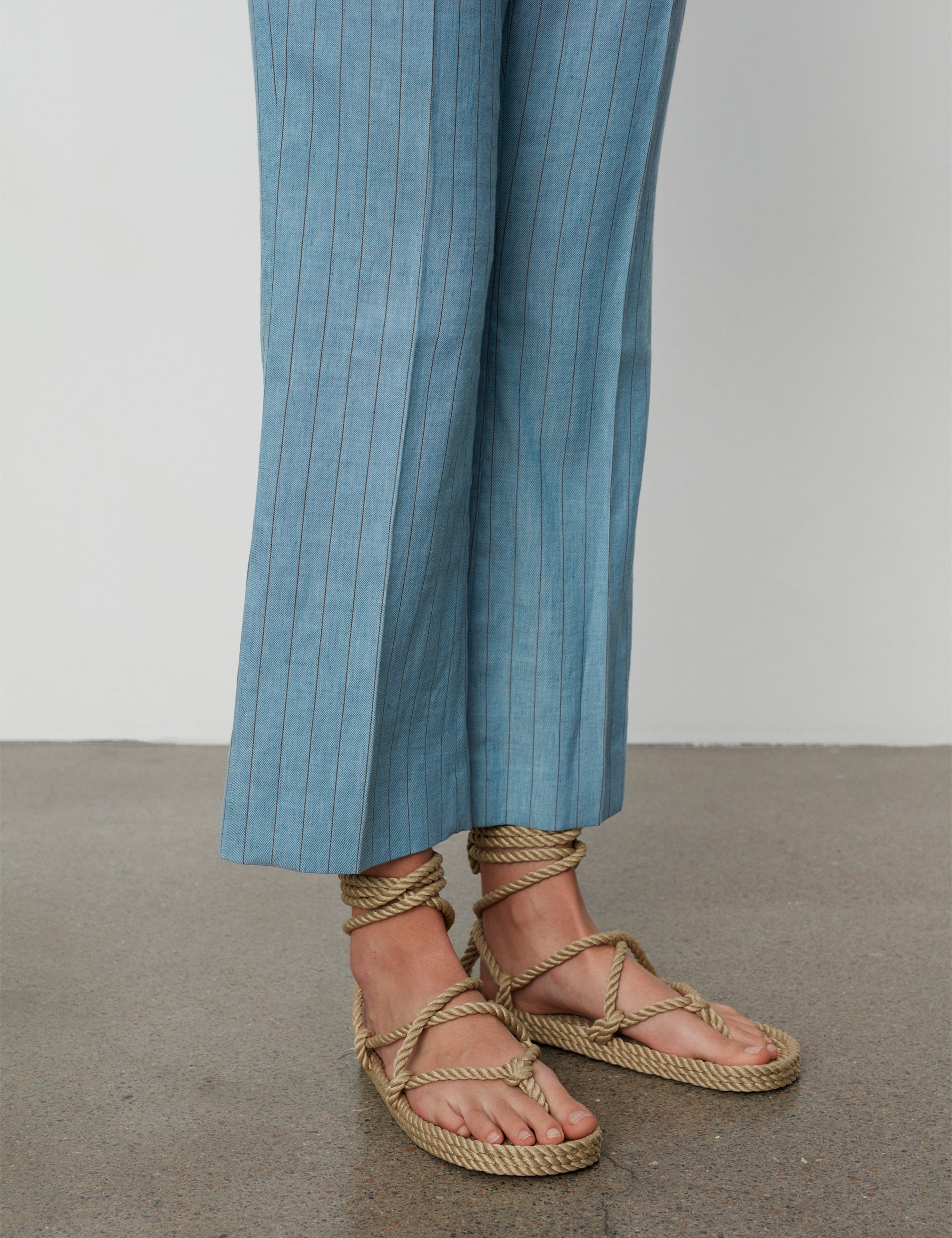 DAY Birger ét Mikkelsen Jerry - Summer Pinstripe Pants 154030 LIGHT SKY