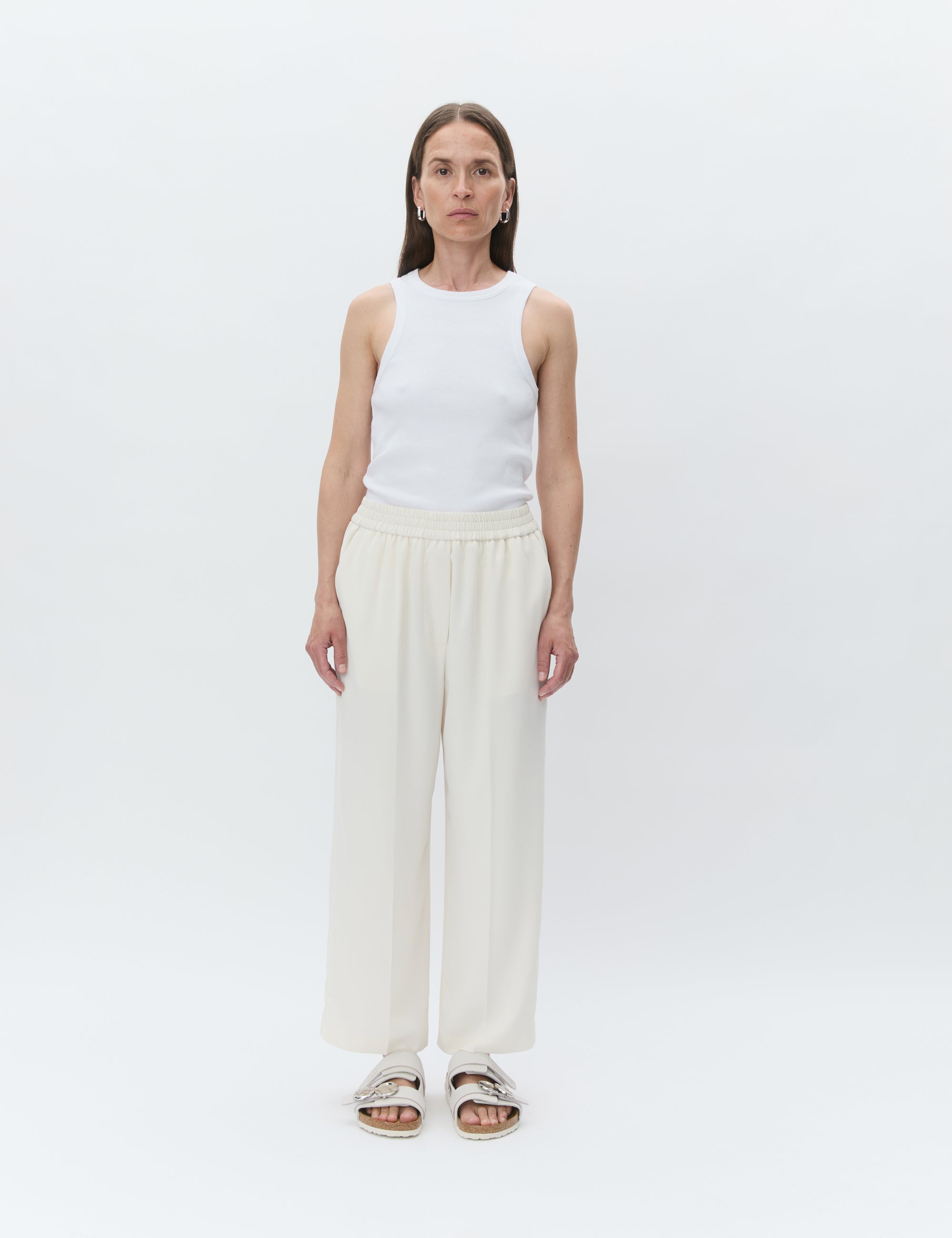 DAY Birger ét Mikkelsen Jonah - Classic Gabardine Pants 01002 Ivory Shade