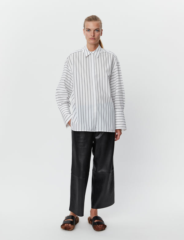 DAY Birger ét Mikkelsen Julianna - Daily Stripe Shirts & Blouses 190303 BLACK