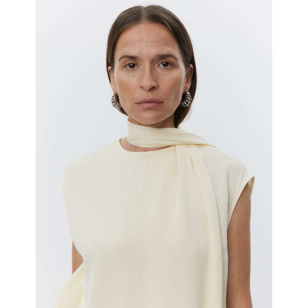 DAY Birger ét Mikkelsen Kehlani - Matte Crepe Shirts & Blouses 110507 WINTER WHITE