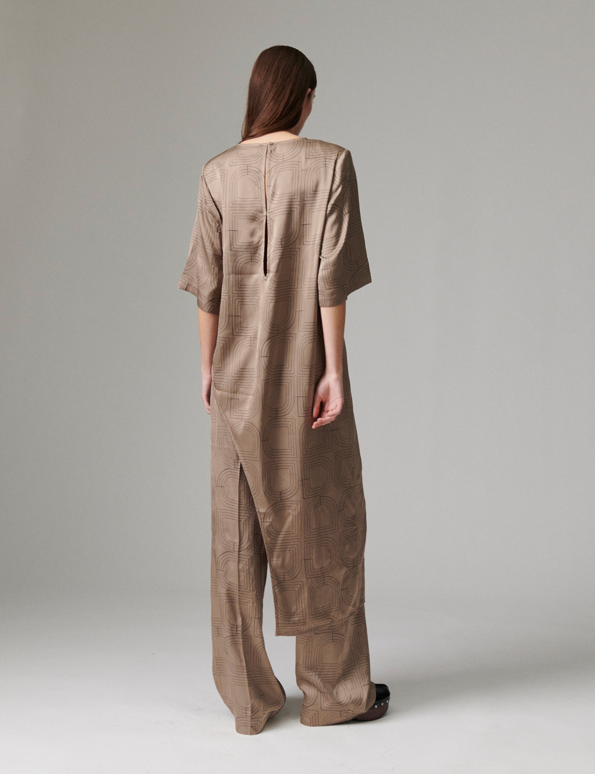 DAY Birger ét Mikkelsen Lolly - Fluid Viscose Stitch - Blouse Blouse 181112 Walnut