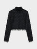 Lynette - Abstract Fringes - BLACK