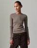Mariana - Daily Elements - Blouse - LIGHT BROWN MELANGE