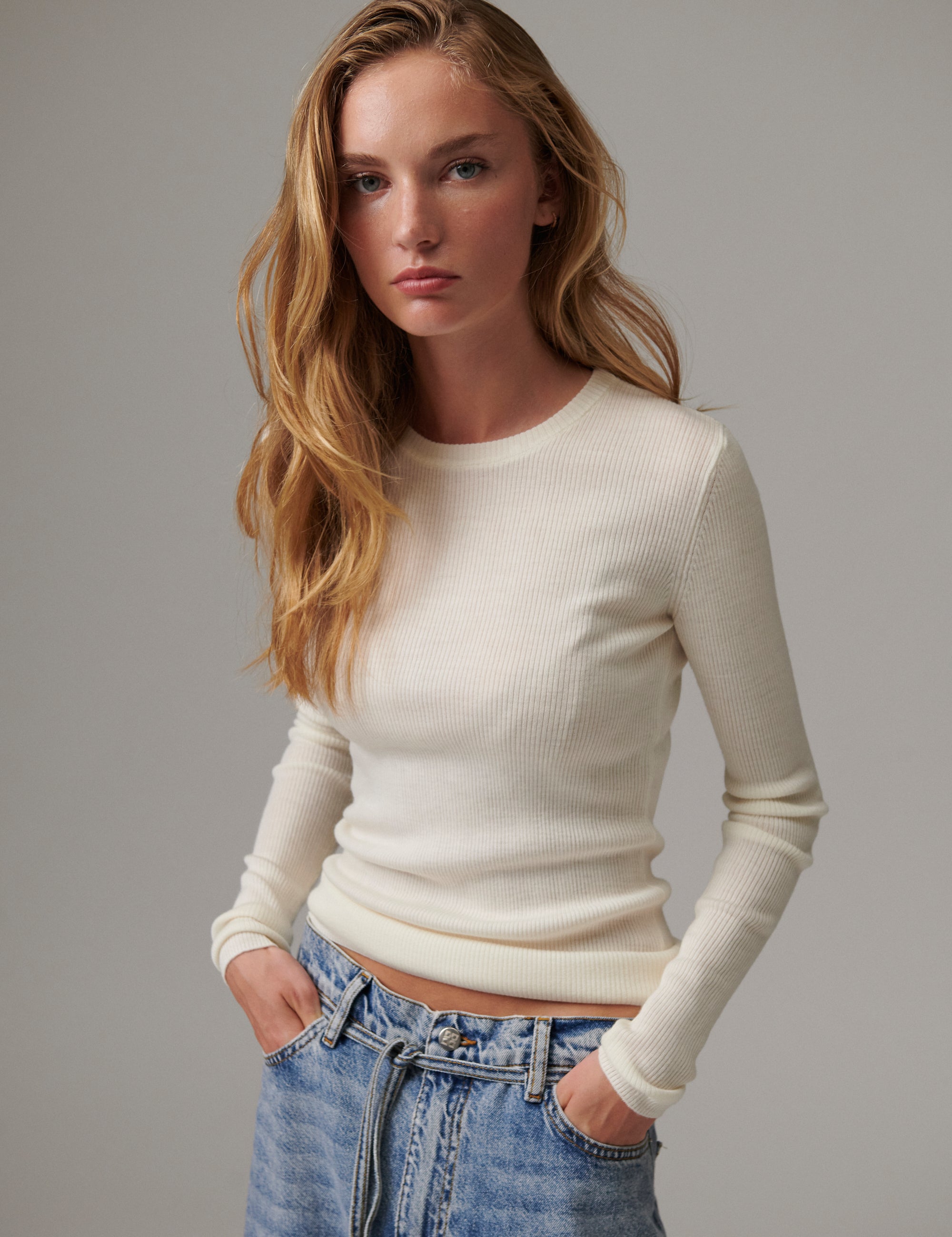 DAY Birger ét Mikkelsen Mariana - Daily Elements - Pullover Pullover 01002 Ivory Shade