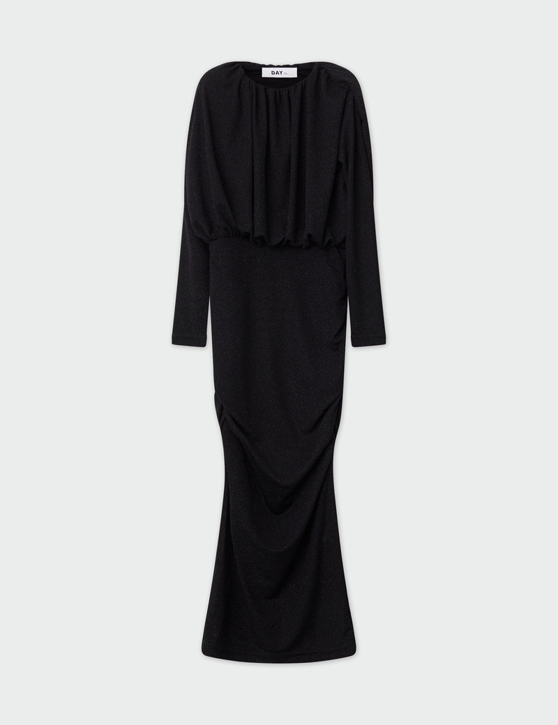DAY Birger ét Mikkelsen Marion - Shimmering Day Dress 190303 BLACK
