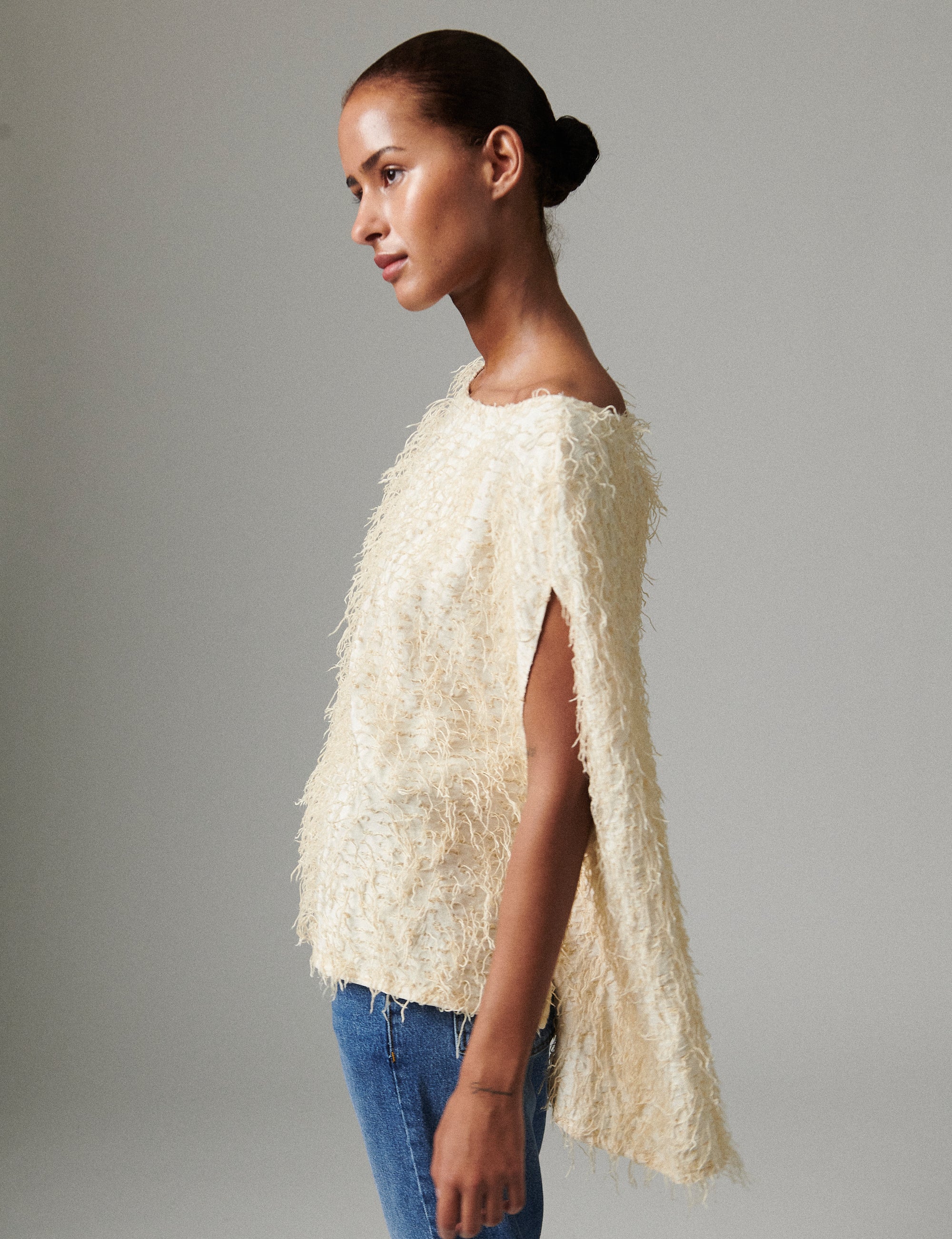 DAY Birger ét Mikkelsen Mata - Dobby Fringe Shirts & Blouses 110605 Jet Stream