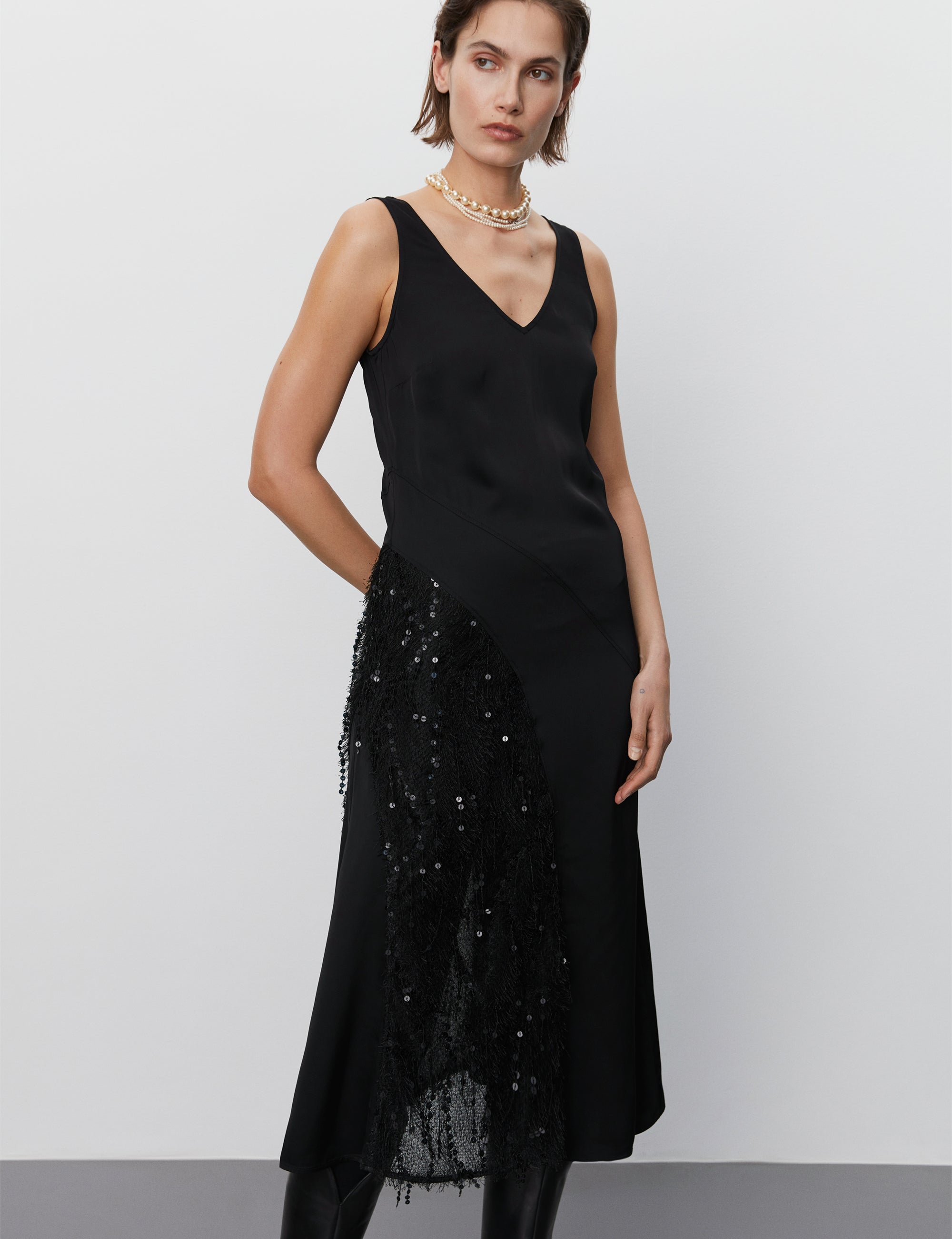 DAY Birger ét Mikkelsen Mckenna - Sparkling Texture Dress 190303 BLACK