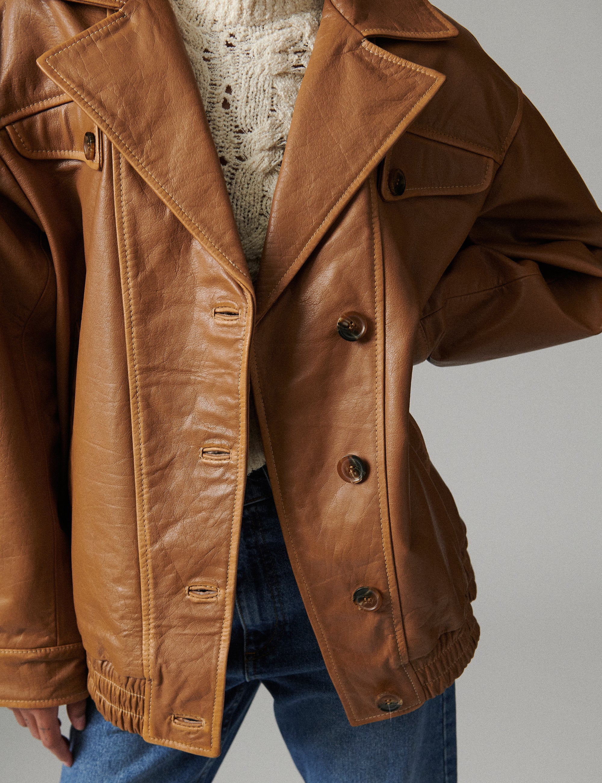 DAY Birger ét Mikkelsen Mette - Leather Jacket 180933 RUBBER