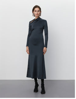 DAY Birger ét Mikkelsen Monica - Glossy Stretch Dress 190303 BLACK
