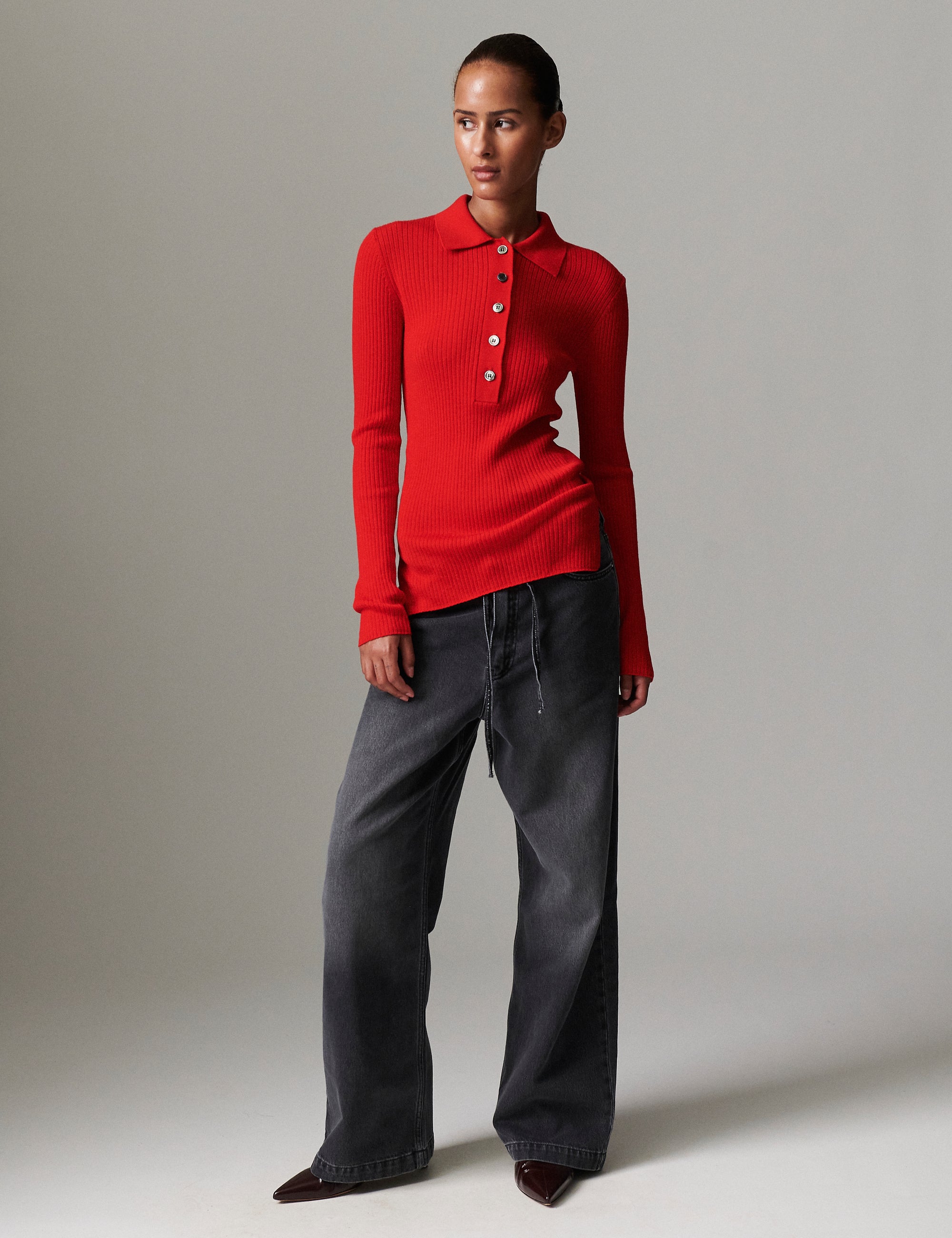 DAY Birger ét Mikkelsen Murphy - Daily elements Pullover 181664 FIERY RED.