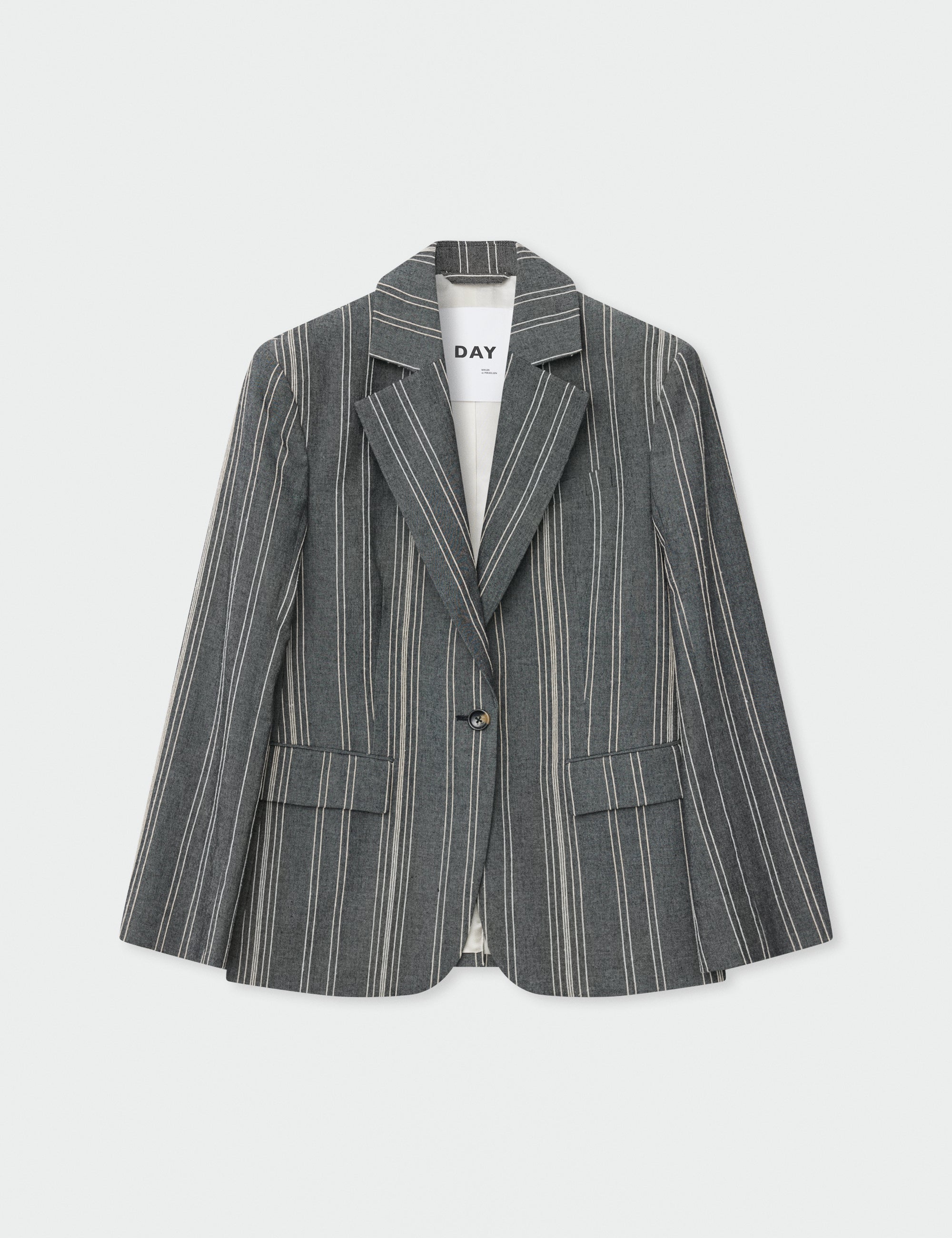 DAY Birger ét Mikkelsen Musetta - Slub Stripe Blazer 190303 BLACK