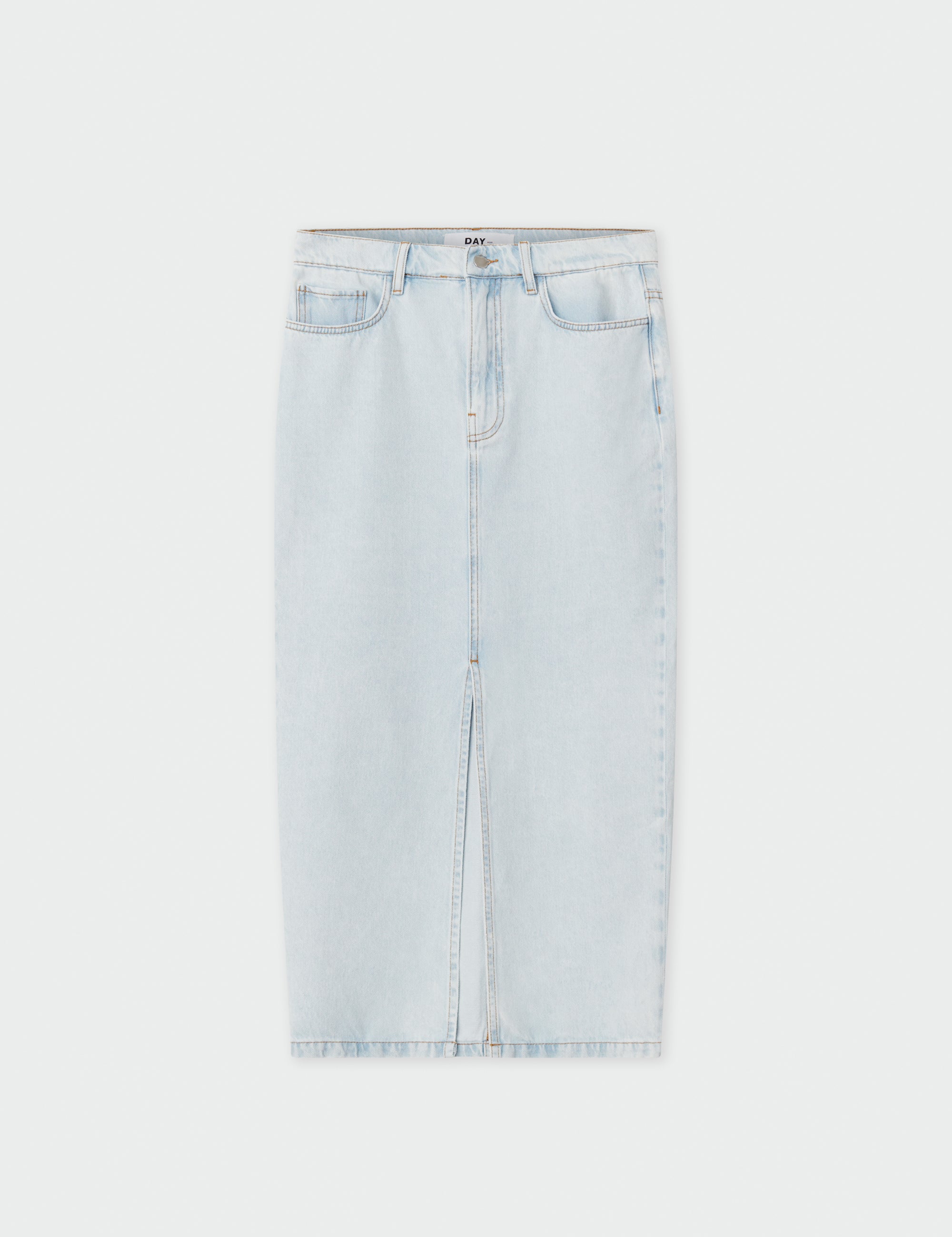 DAY Birger ét Mikkelsen Niki - Soft Bleached Denim Skirt 500035 BLEACHED WHITE