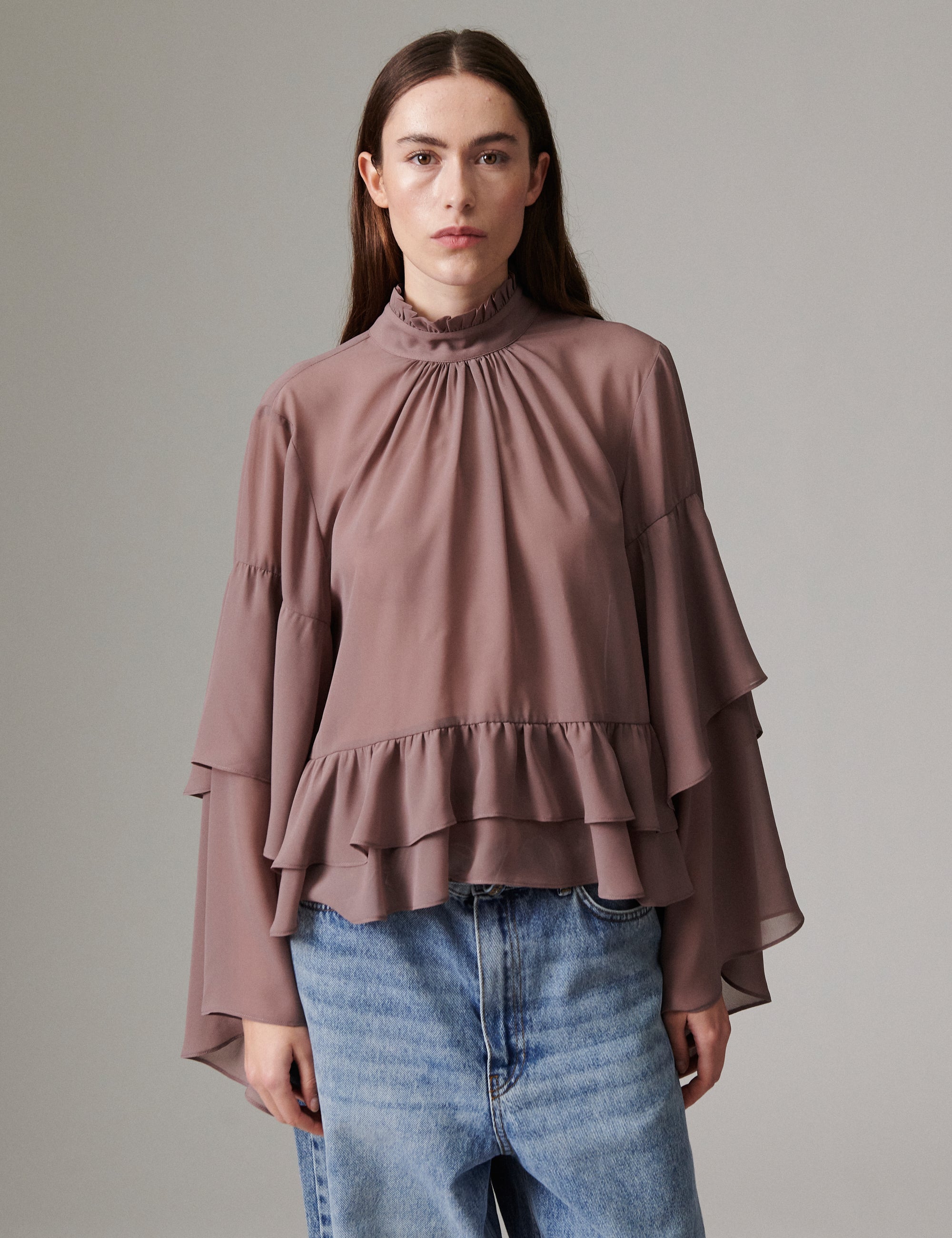 DAY Birger ét Mikkelsen Nomi - Day Chiffon - Blouse Blouse 181807 TWILIGHT MAUVE