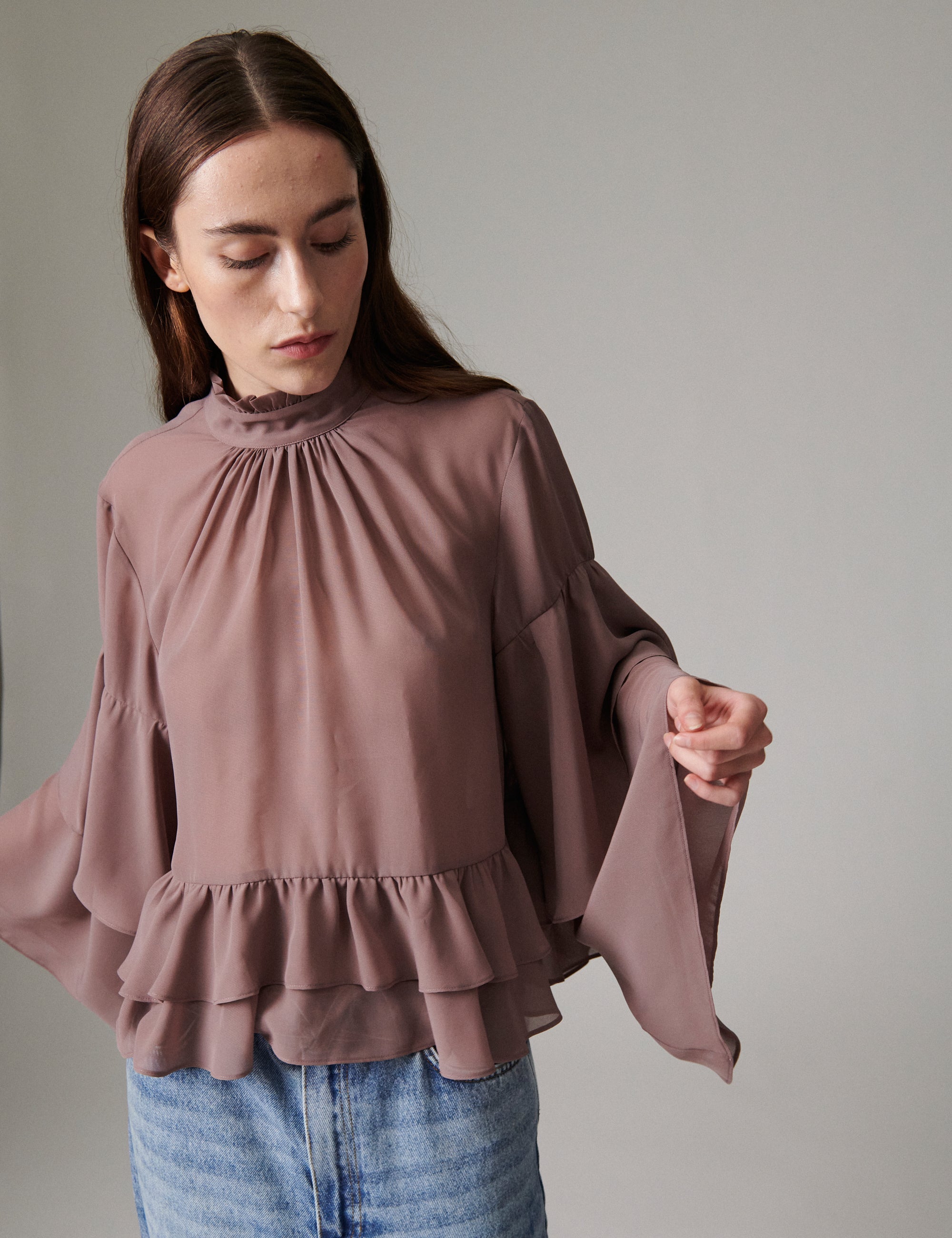 DAY Birger ét Mikkelsen Nomi - Day Chiffon - Blouse Blouse 181807 TWILIGHT MAUVE