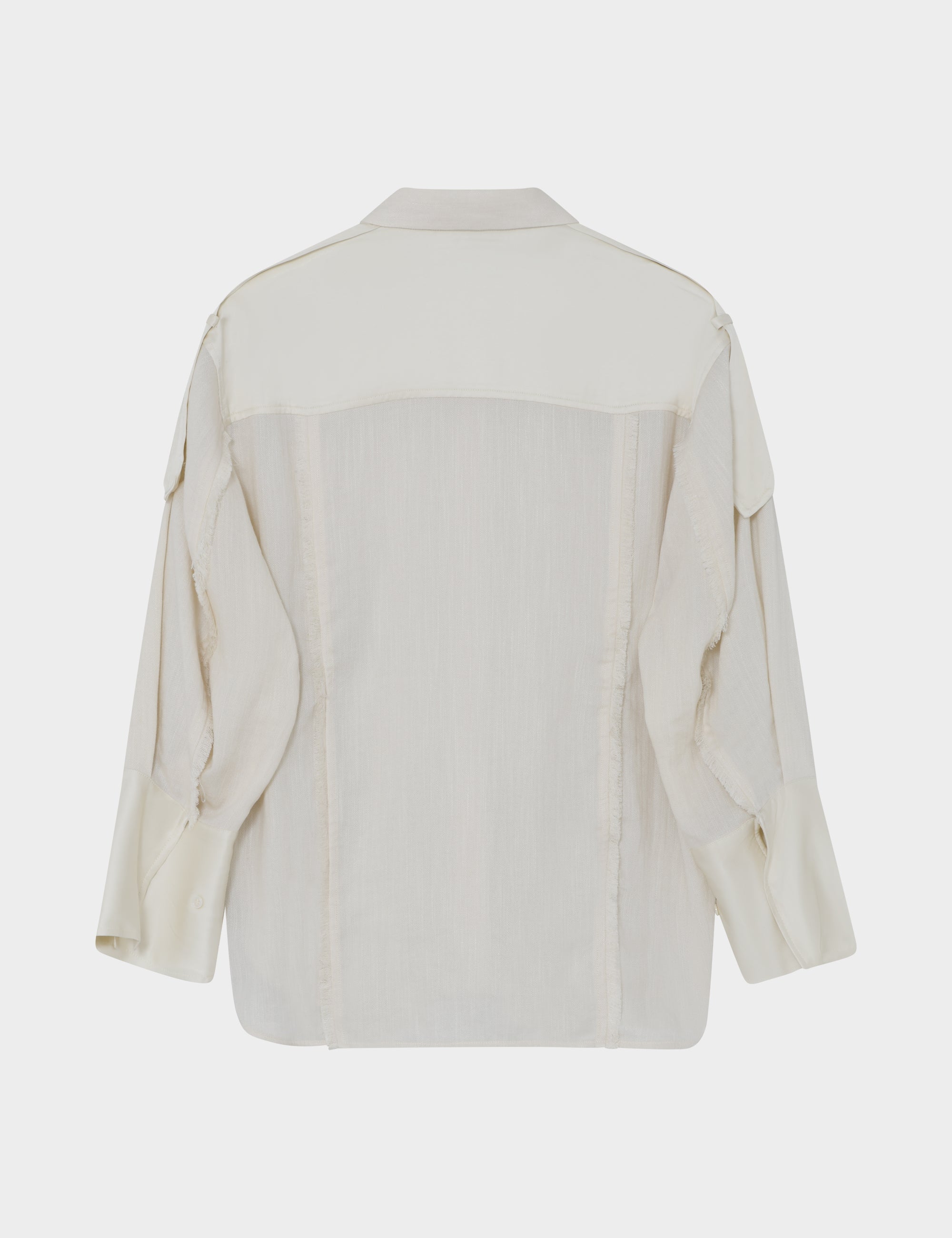 DAY Birger ét Mikkelsen Norma - Contrast Linen Shirts & Blouses 110605 JET STREAM