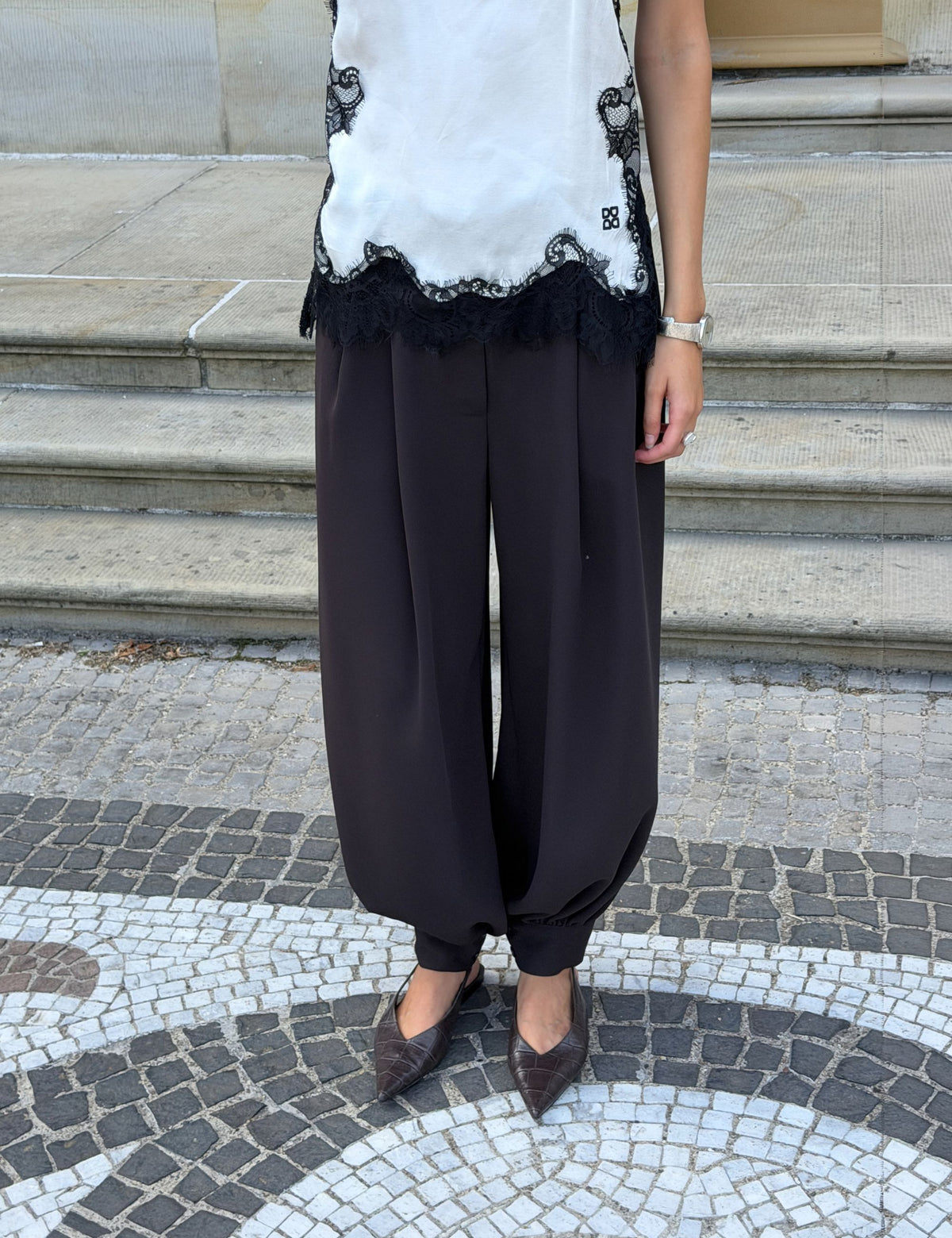 DAY Birger ét Mikkelsen Oda - Classic Gabardine - Pants Pants 191018 Ganache