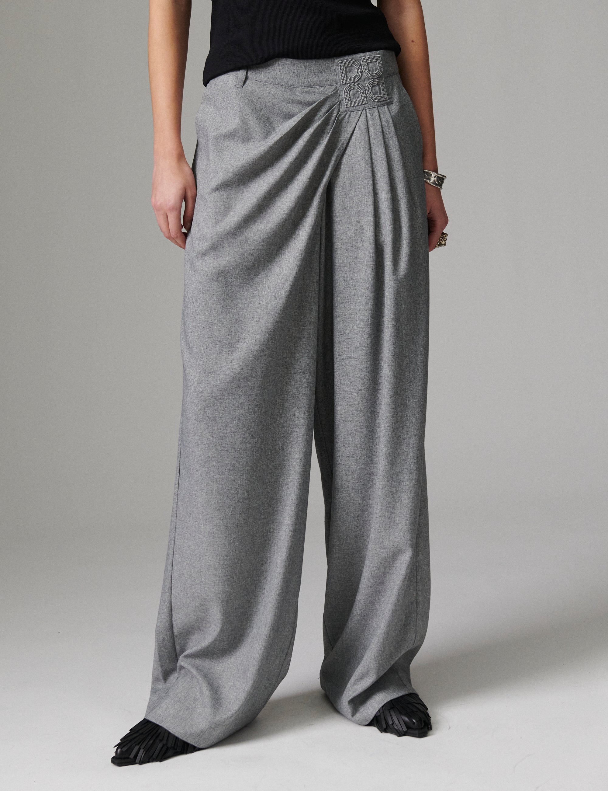 DAY Birger ét Mikkelsen Onyx - Corporate Day - Pants Pants 500006 Medium Grey Melange