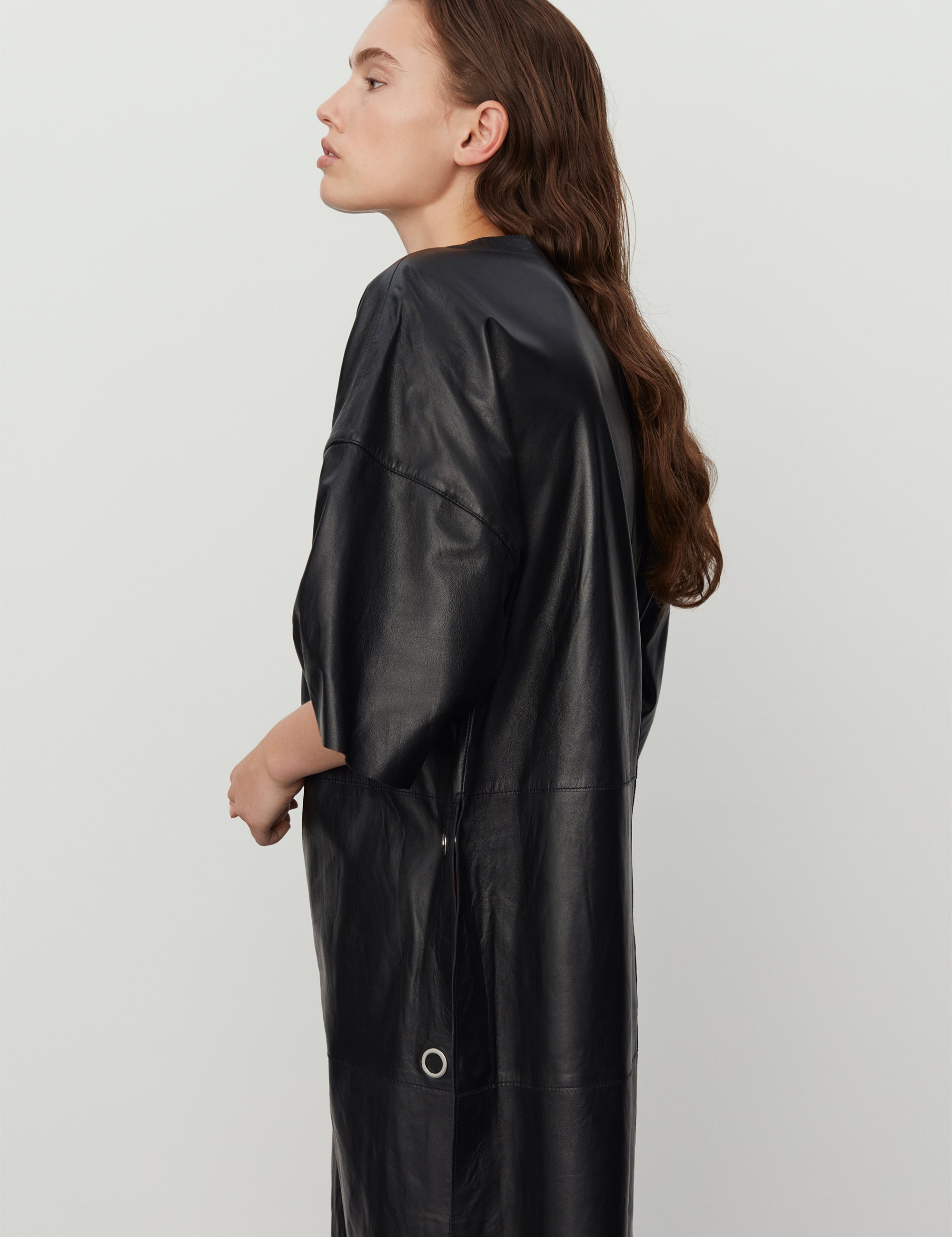 DAY Birger ét Mikkelsen Ottilie - Soft Leather Dress 190303 Black