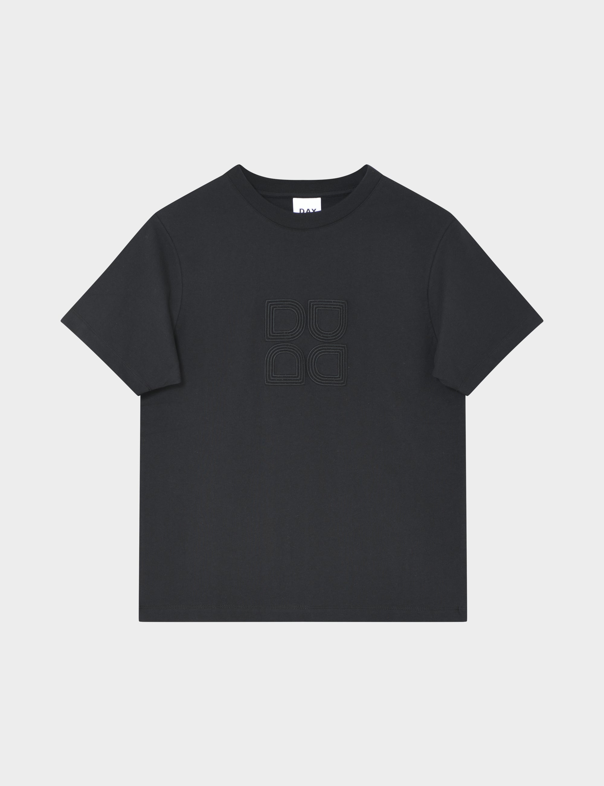 DAY Birger ét Mikkelsen Parry Logo- Heavy Jersey Tops & T-Shirts 190303 BLACK