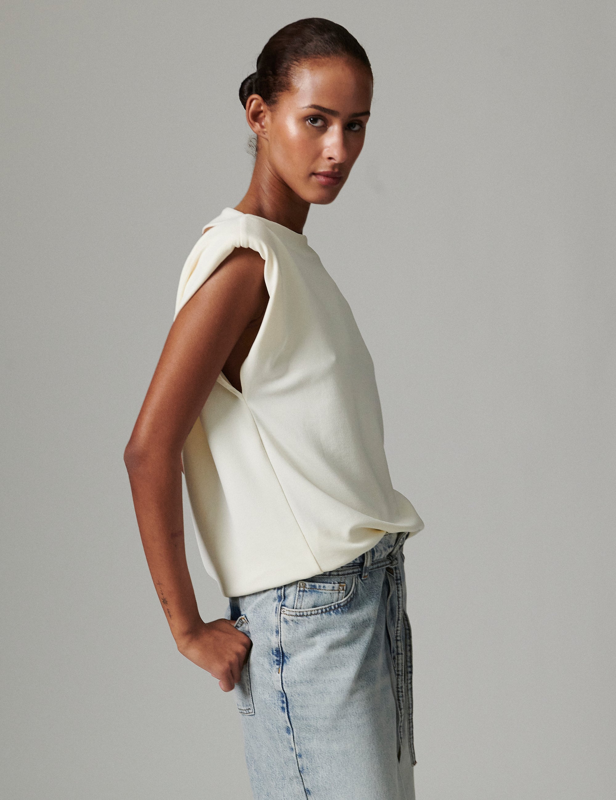 DAY Birger ét Mikkelsen Patti - All Day Jersey - Top Top 110605 Jet Stream