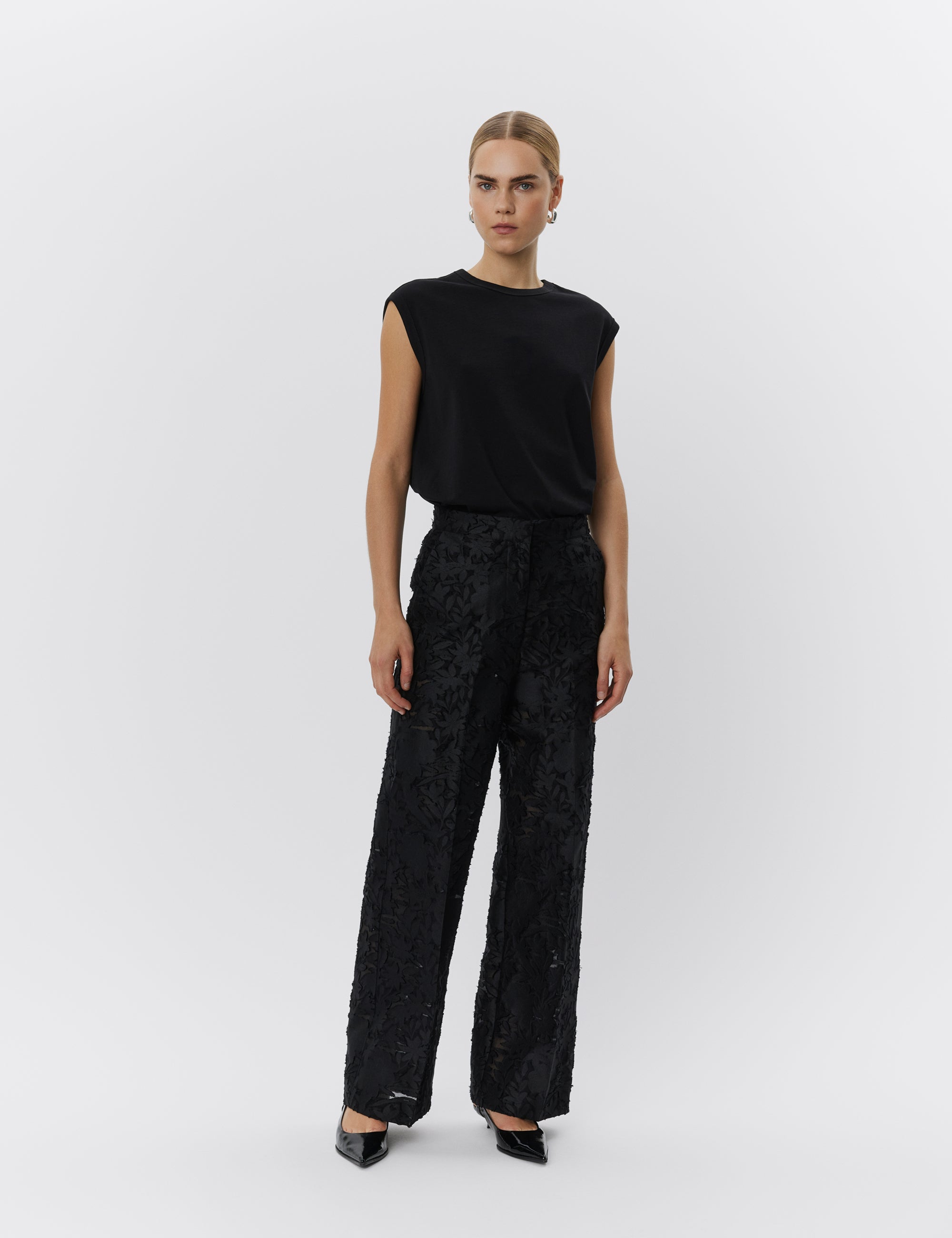 DAY Birger ét Mikkelsen Pedro - Heavy Jersey Tops & T-Shirts 190303 BLACK