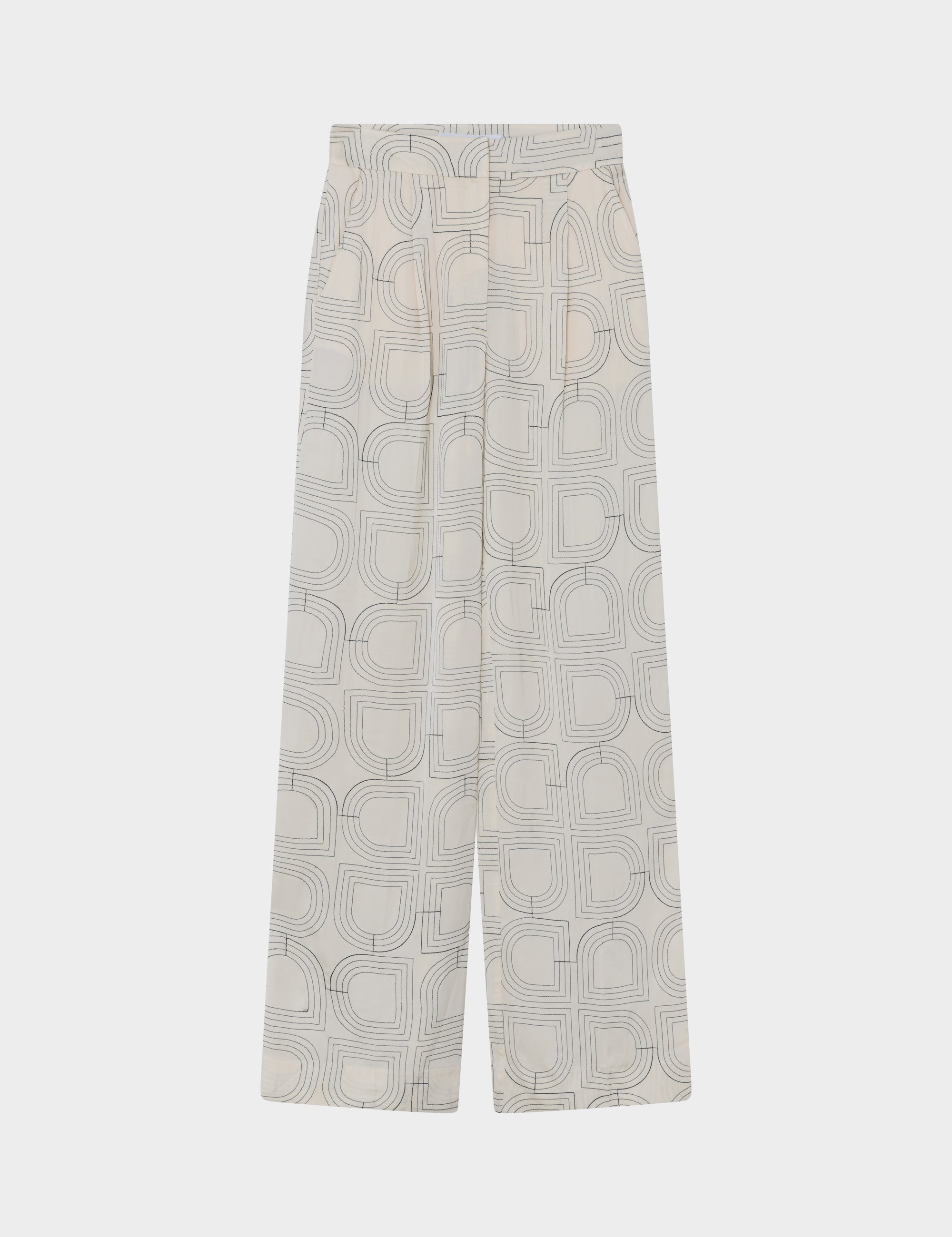 DAY Birger ét Mikkelsen Phoebe - Fluid Viscose Stitch Pants 110605 Jet Stream
