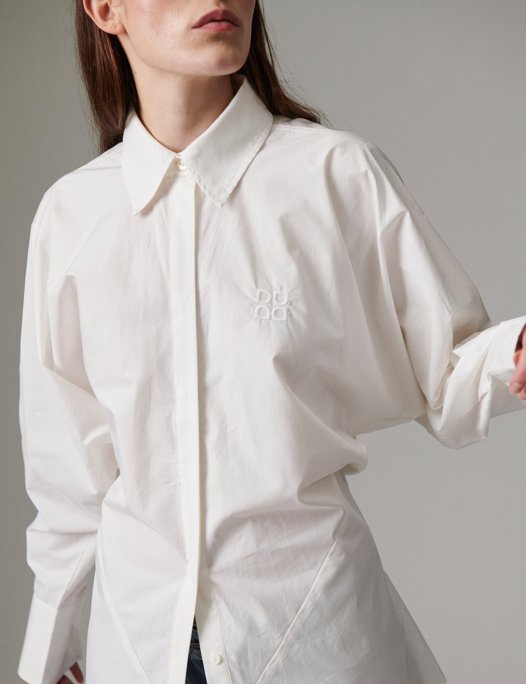 DAY Birger ét Mikkelsen Pixie - Poplina - Shirt Shirt 114001 Brilliant White