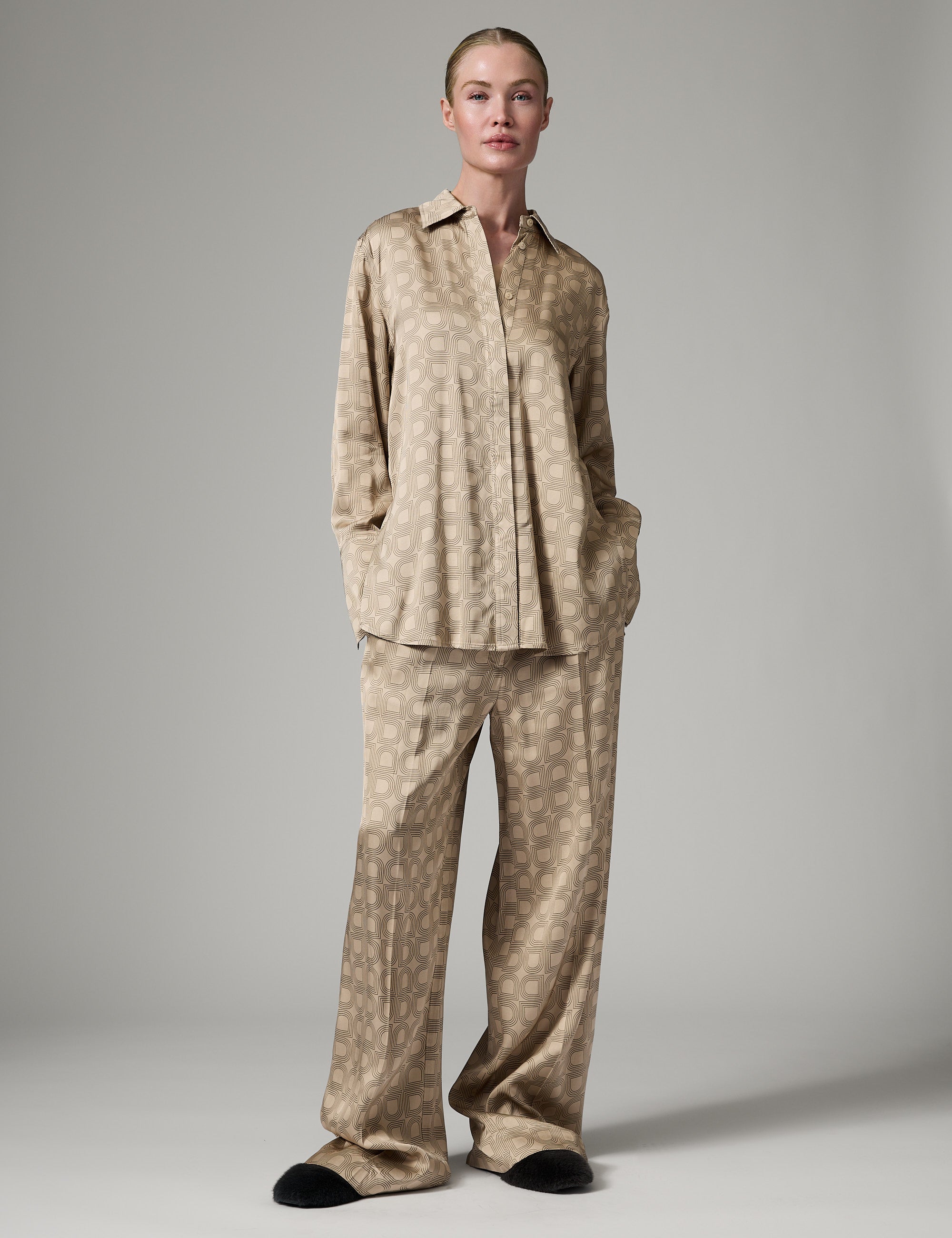 DAY Birger ét Mikkelsen Plymo- Fluid Viscose Shirts & Blouses 151304 HUMUS