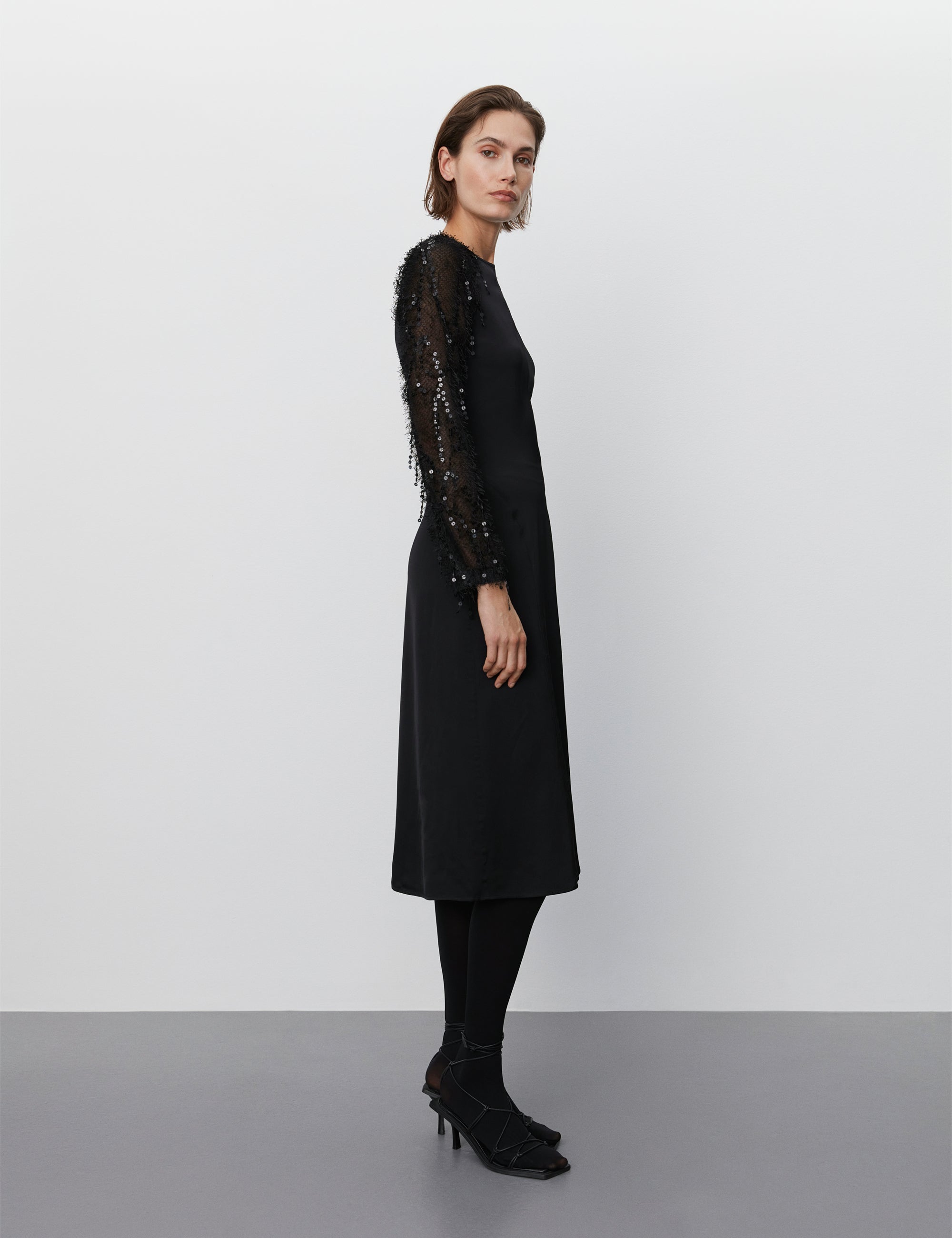 DAY Birger ét Mikkelsen Quincy - Sparkling Texture Dress 190303 BLACK