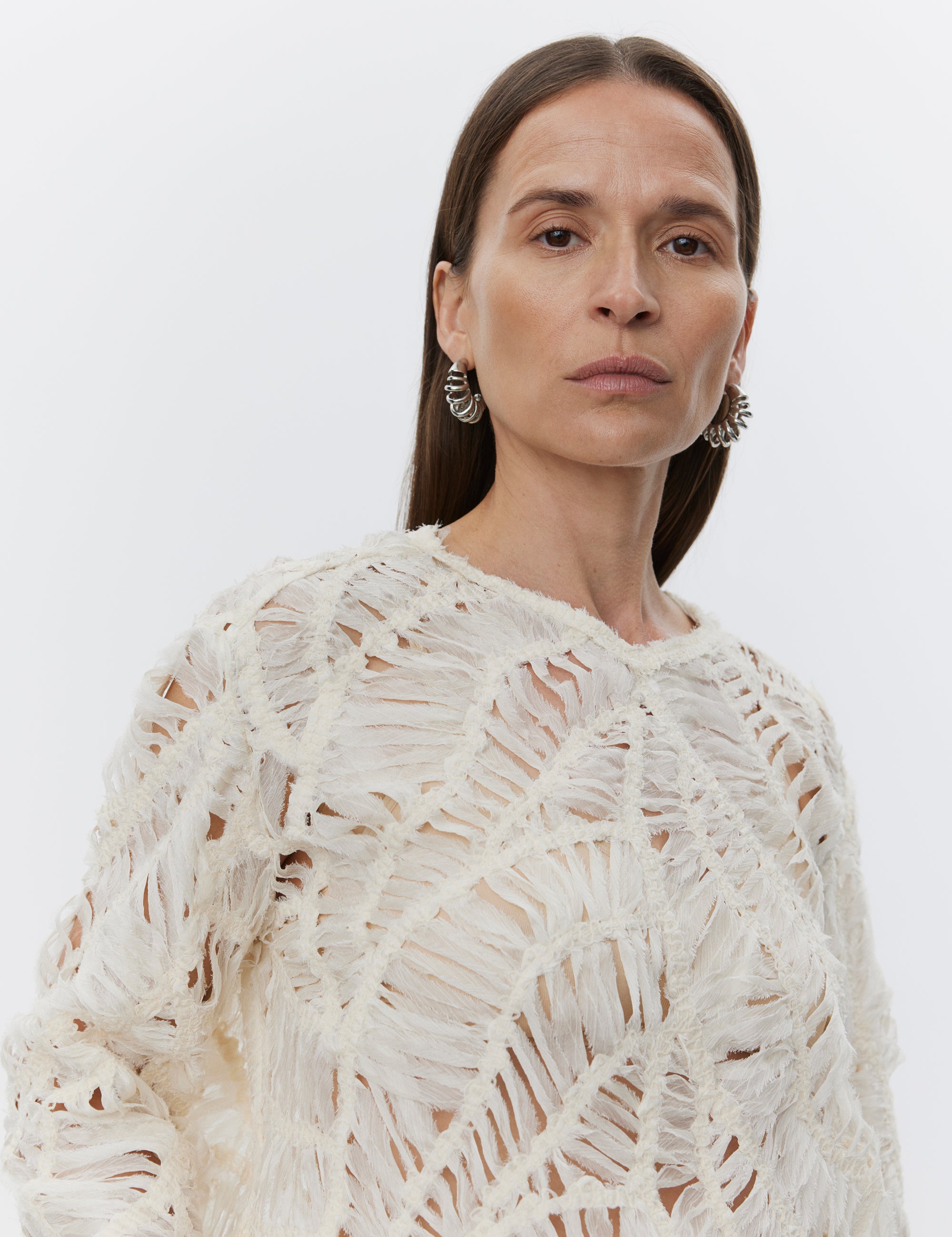 DAY Birger ét Mikkelsen Reyne - Crochet Tulle Shirts & Blouses 120110 Pistachio Shell