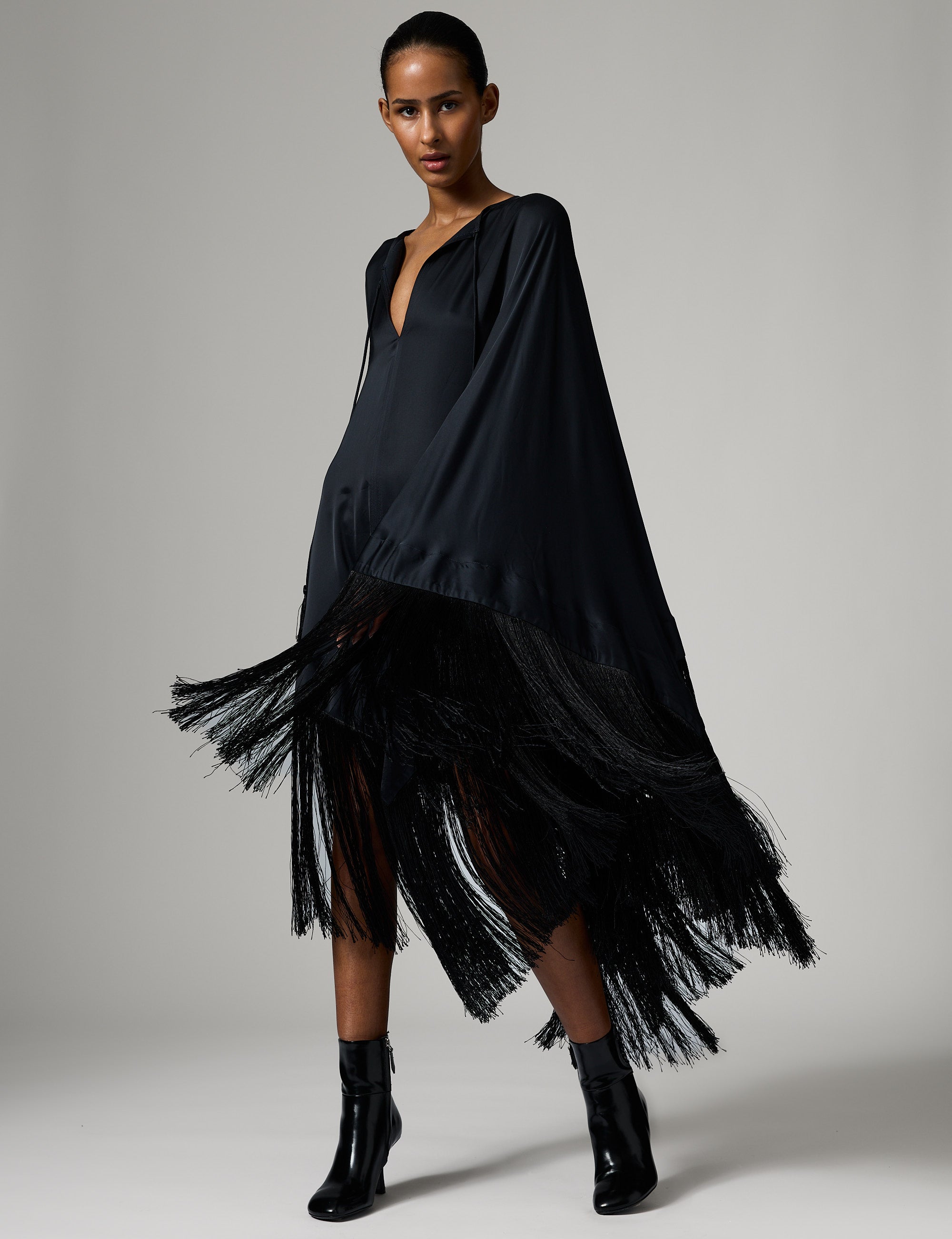 DAY Birger ét Mikkelsen Saxon- Fluid Viscose Scarf 190303 Black