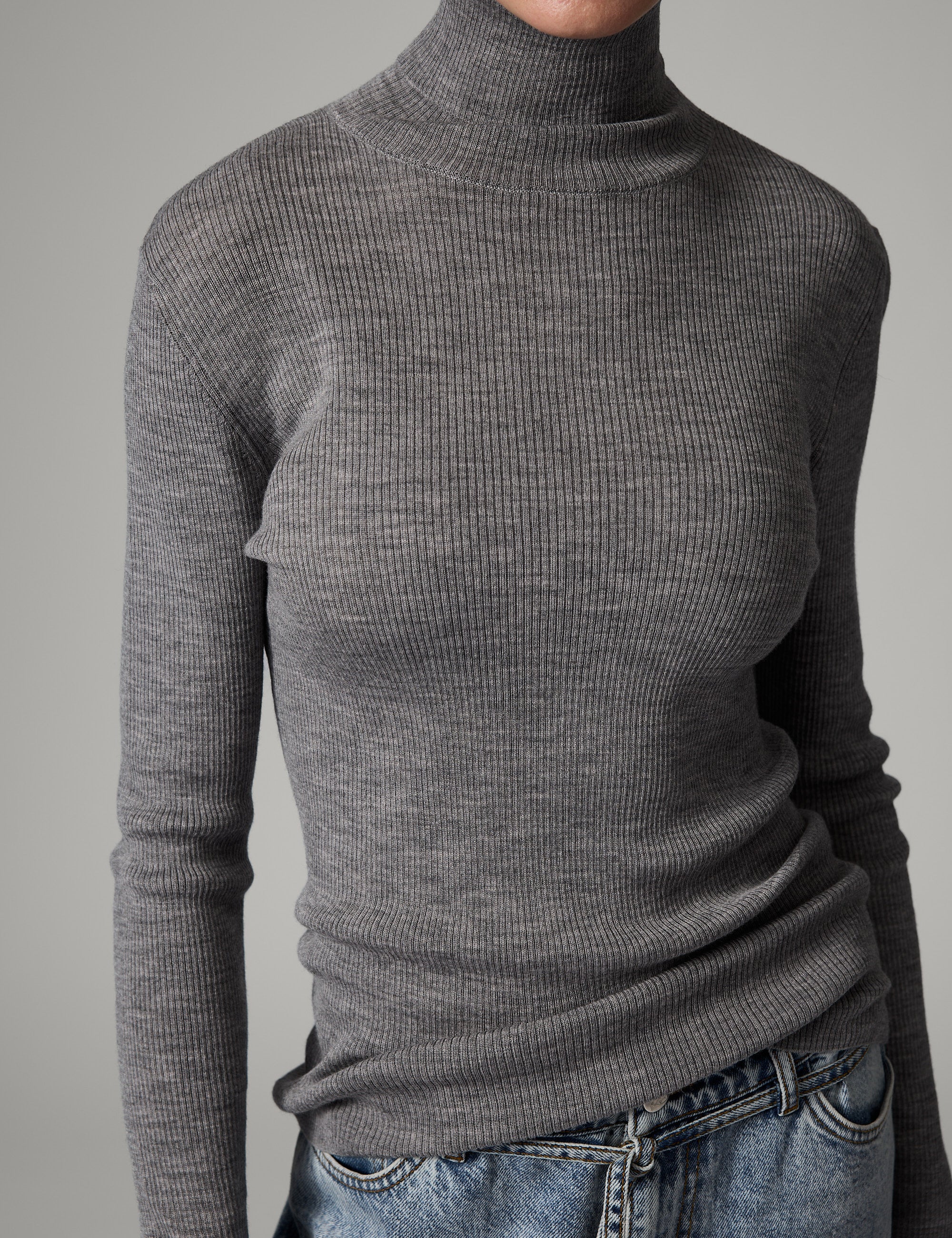 DAY Birger ét Mikkelsen Sierra - Daily Elements Pullover Pullover 500006 Medium Grey Melange