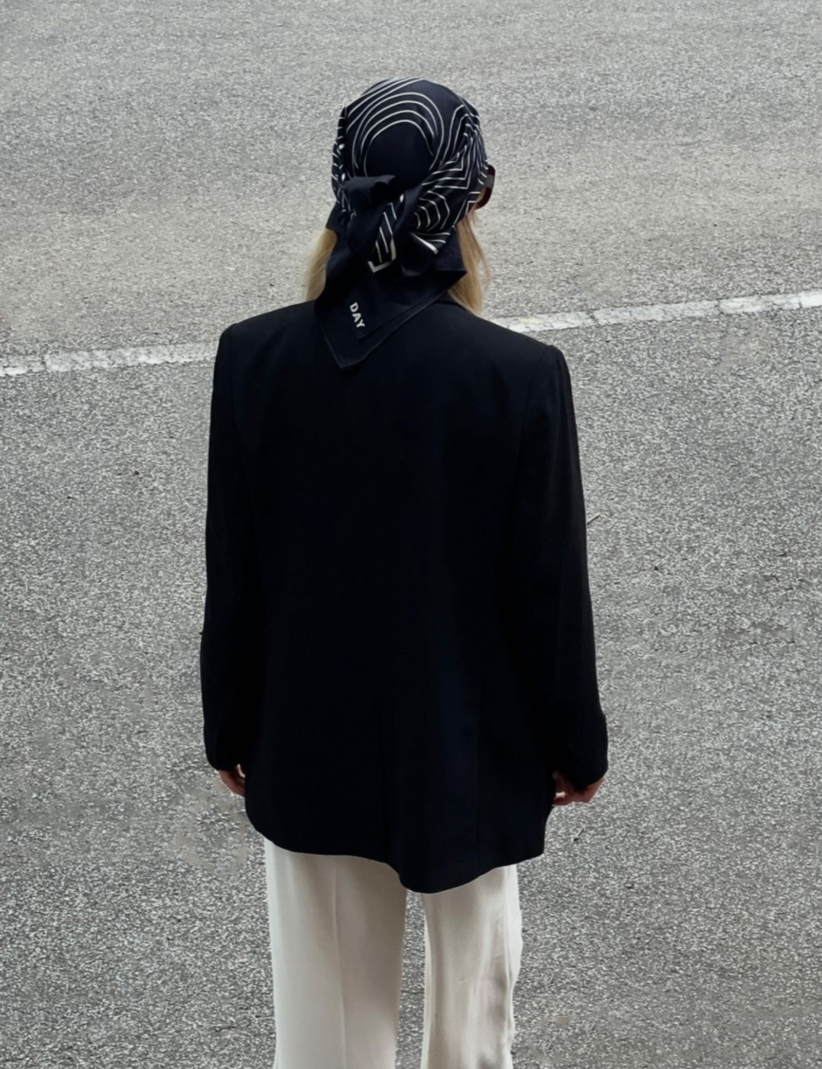 DAY Birger ét Mikkelsen Sille Small - Daily Scarf Scarves 190303 BLACK