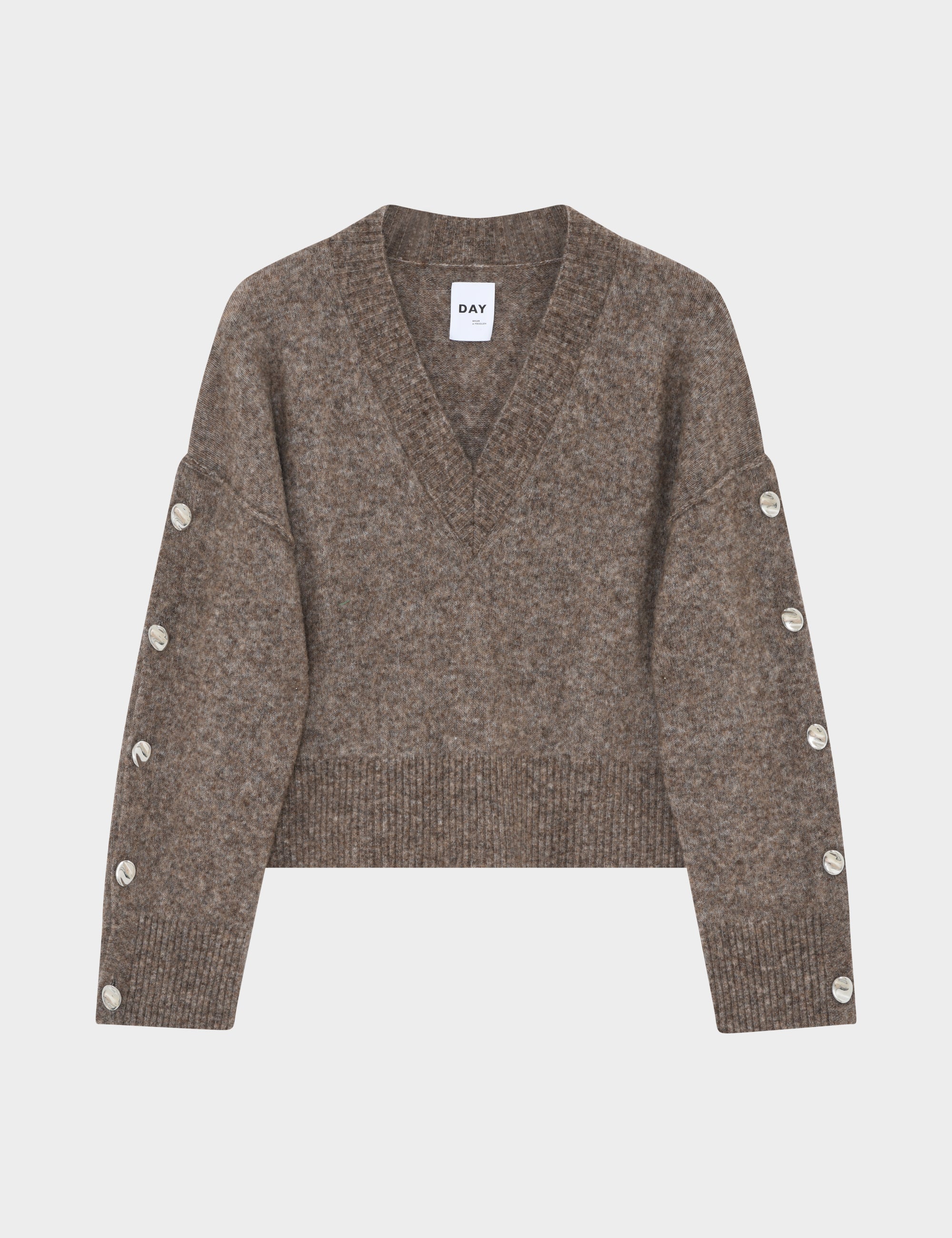DAY Birger ét Mikkelsen Solange - Cozy Days Pullover 500166 WREN MELANGE