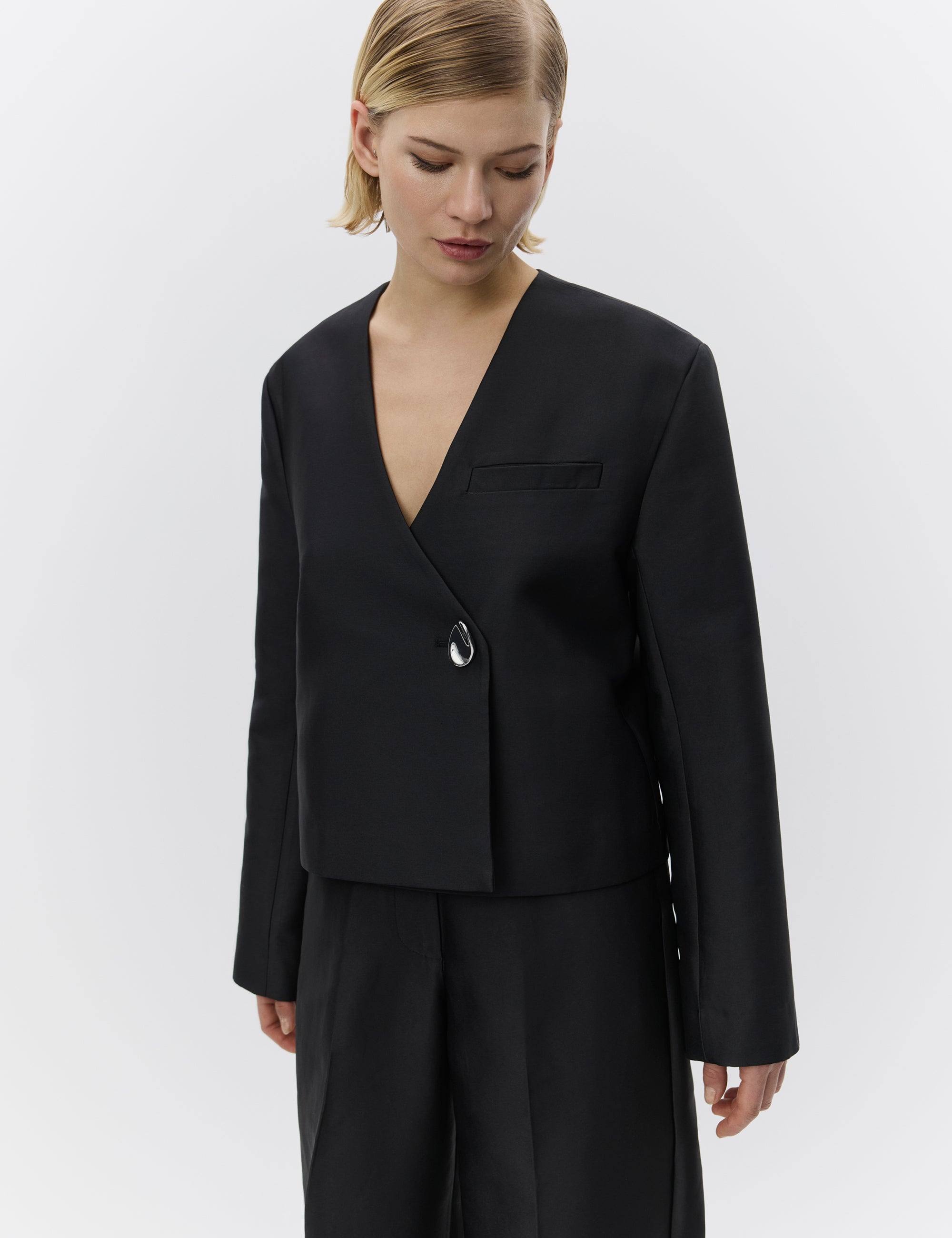 DAY Birger ét Mikkelsen Sookie - Shiny Suiting Blazer 190303 BLACK