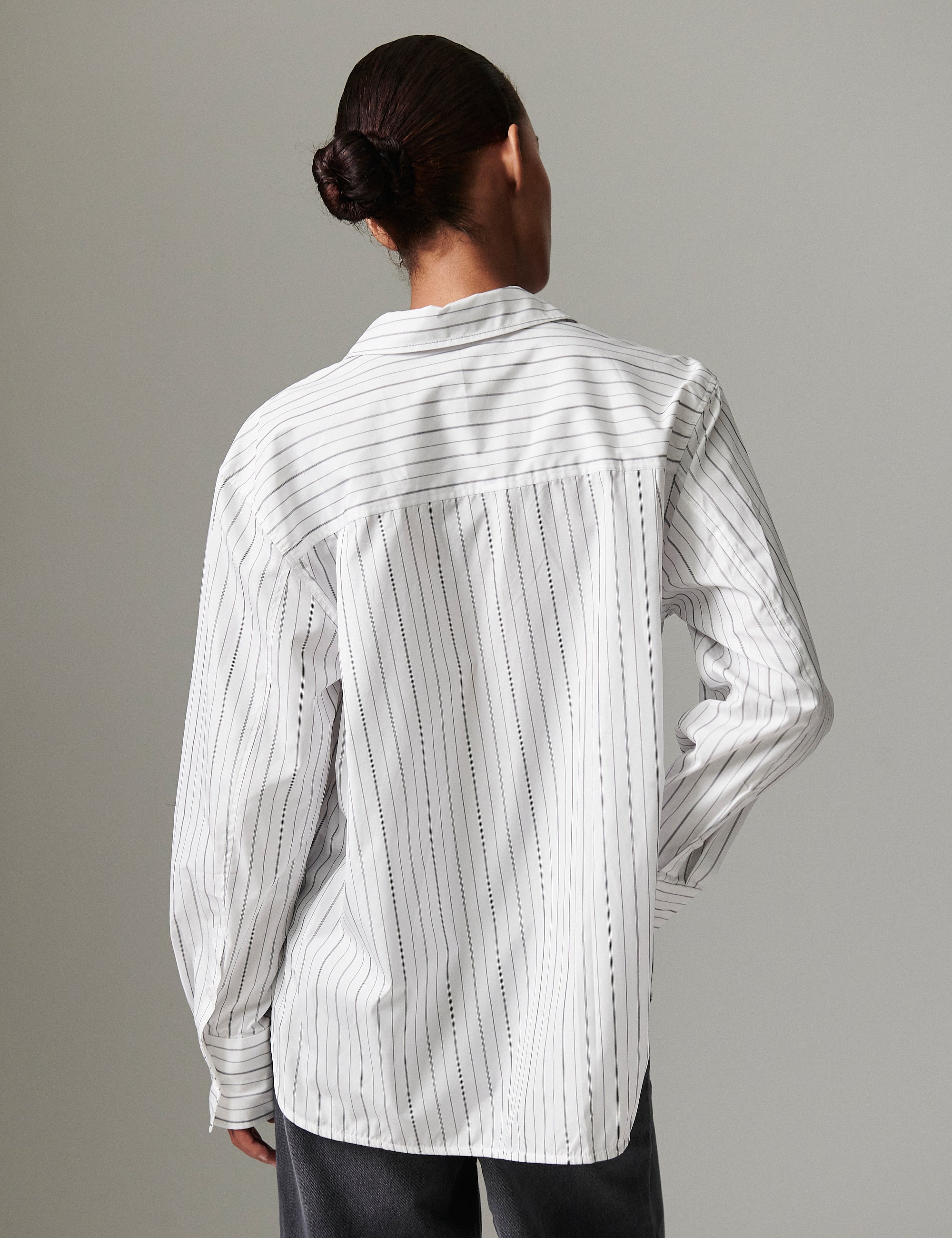 DAY Birger ét Mikkelsen Stanley - Refined stripes Shirts & Blouses 110601 Bright White