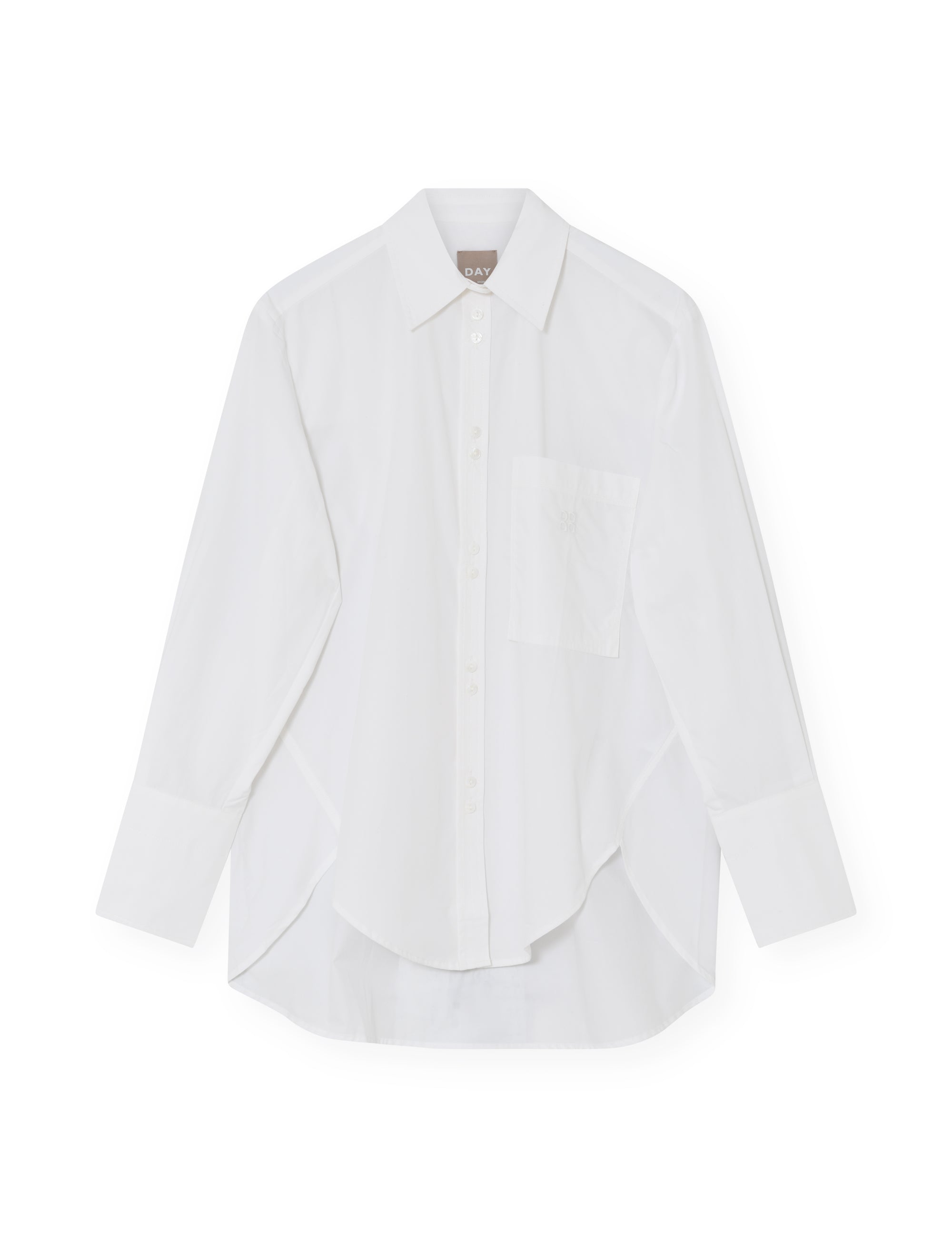 DAY Birger ét Mikkelsen Stella Pocket- Poplina Top 110601 BRIGHT WHITE