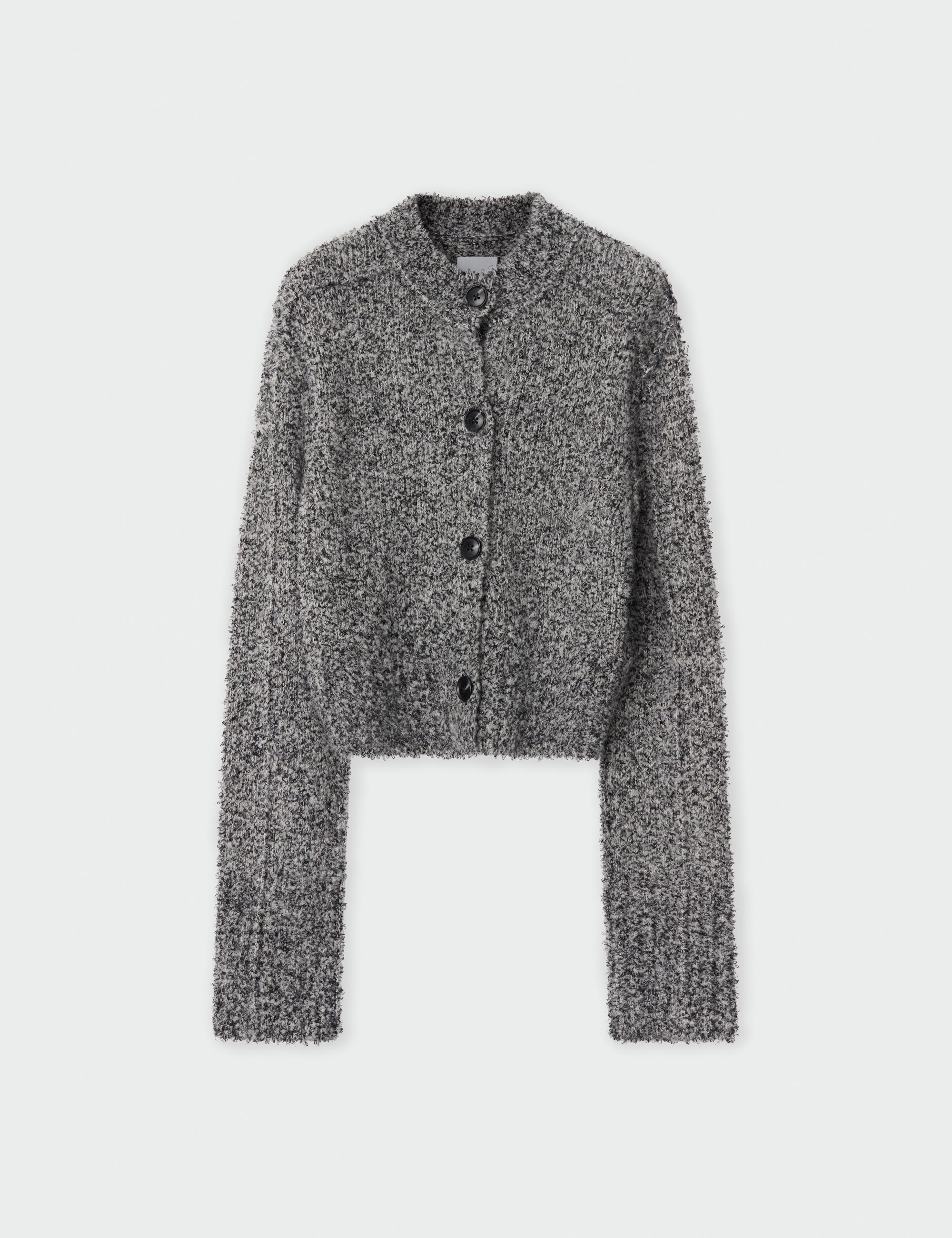 DAY Birger ét Mikkelsen Sullivan - Contrast Boucle Cardigan 500051 SALT AND PEPPER