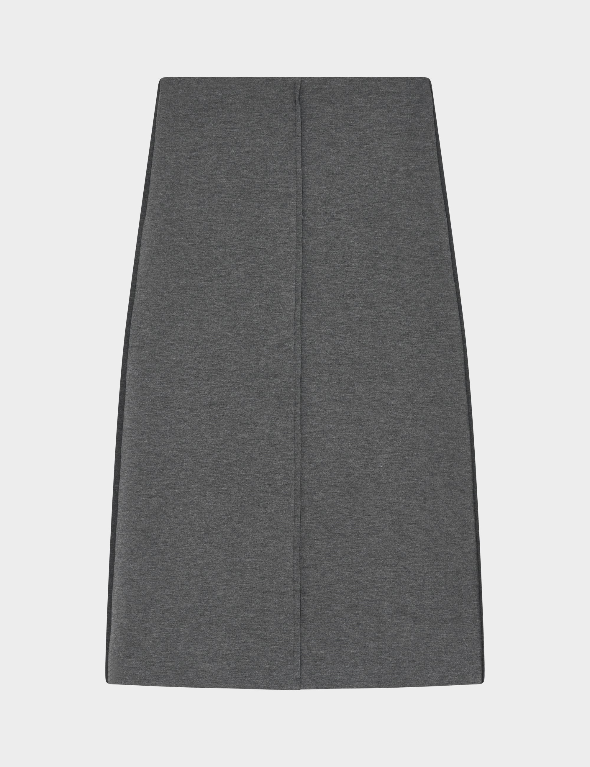 DAY Birger ét Mikkelsen Suzie - Scuba Skirt 500006 MEDIUM GREY MELANGE