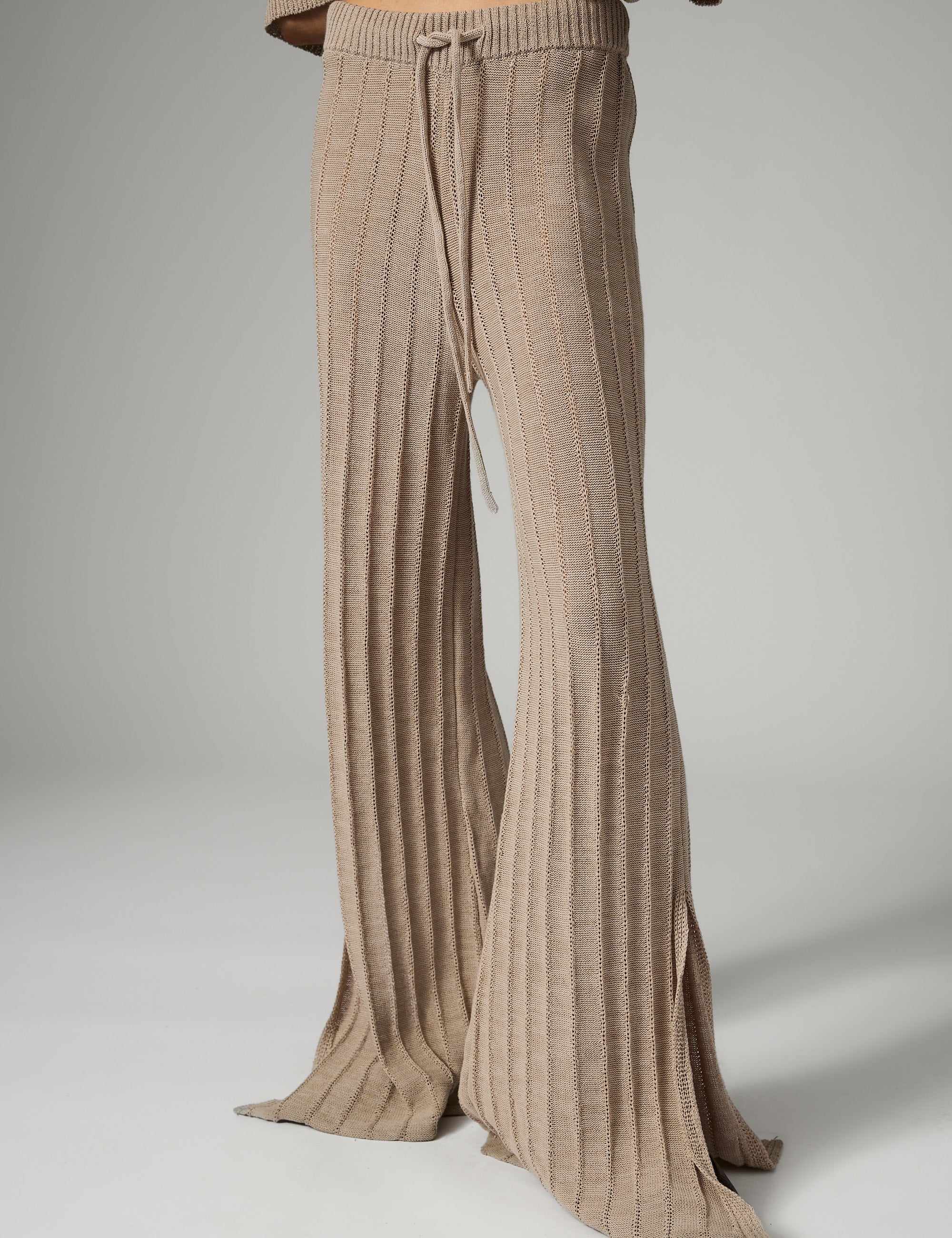 DAY Birger ét Mikkelsen Tachia - Summer Linen Pants 161407 COBBLESTONE