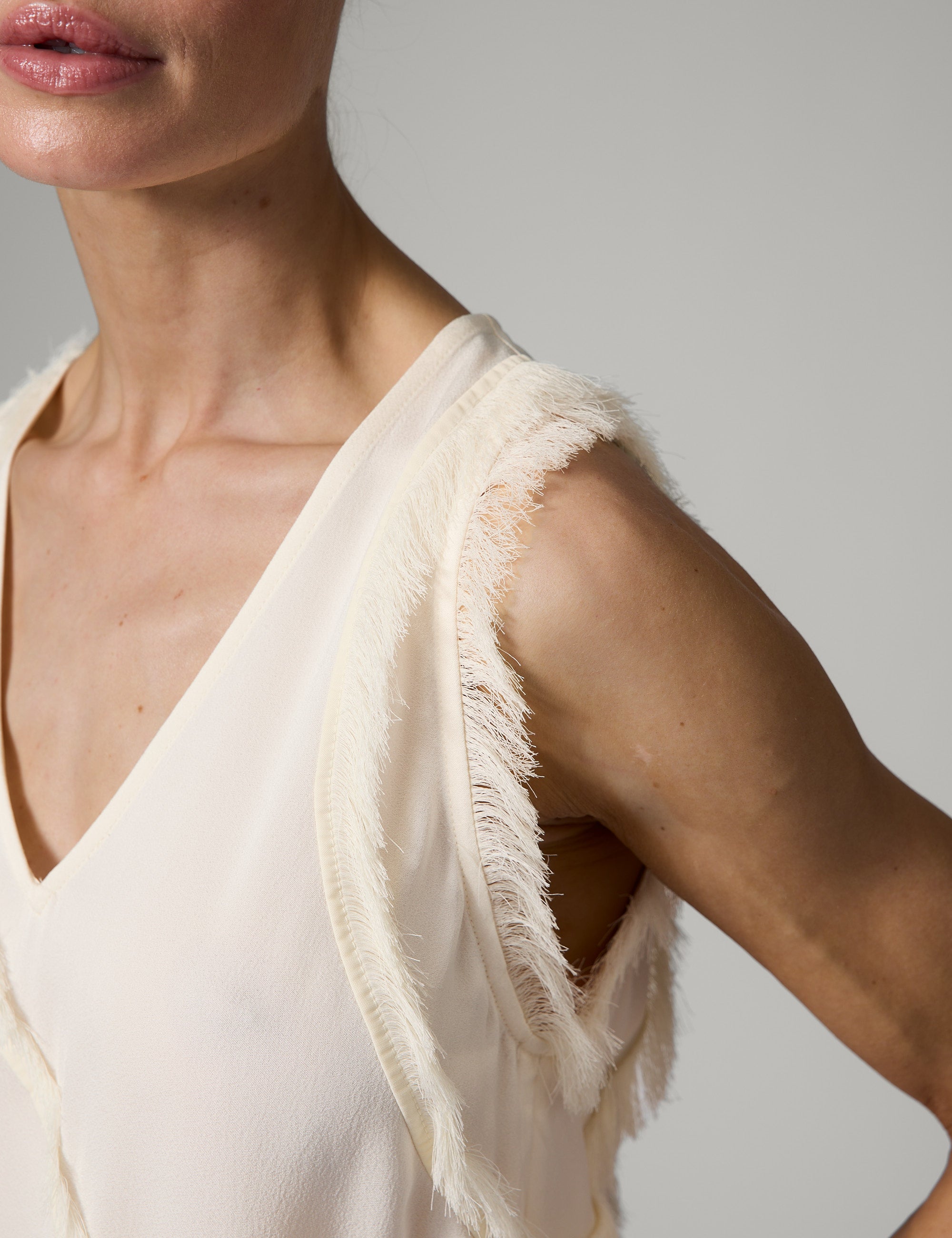 DAY Birger ét Mikkelsen Tally - Matte Crepe Tops & T-Shirts 110605 Jet Stream