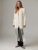 Tory - Contrast Linen - Scarf - Jet Stream
