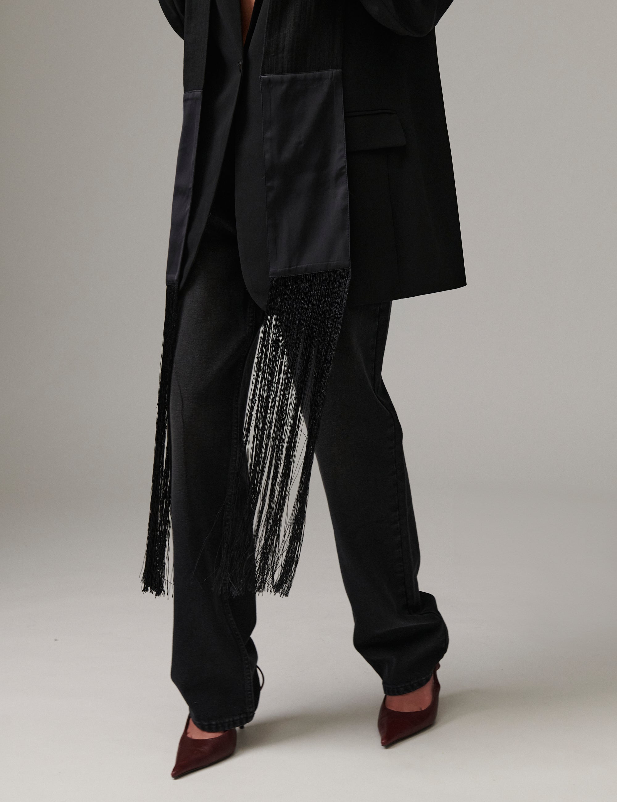 DAY Birger ét Mikkelsen Tory - Contrast Linen - Scarf Scarf 190303 Black