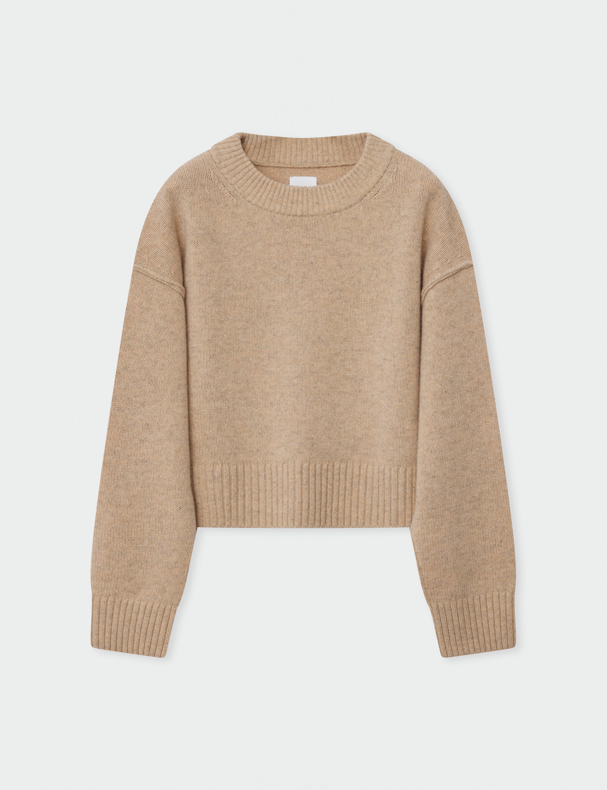 DAY Birger ét Mikkelsen Ulrikke - Soft Lamb Pullover 500134 ALMOND MELANGE